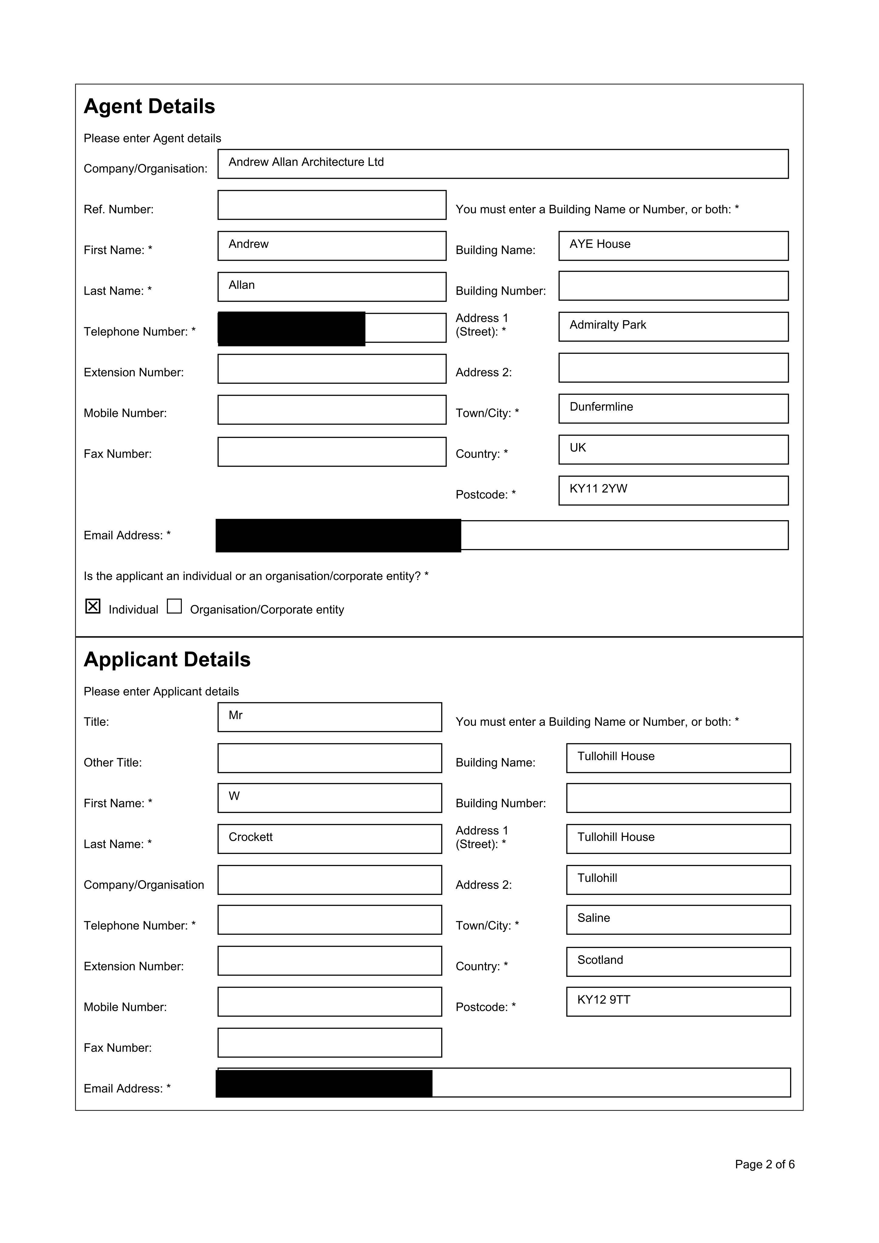 Planning document
