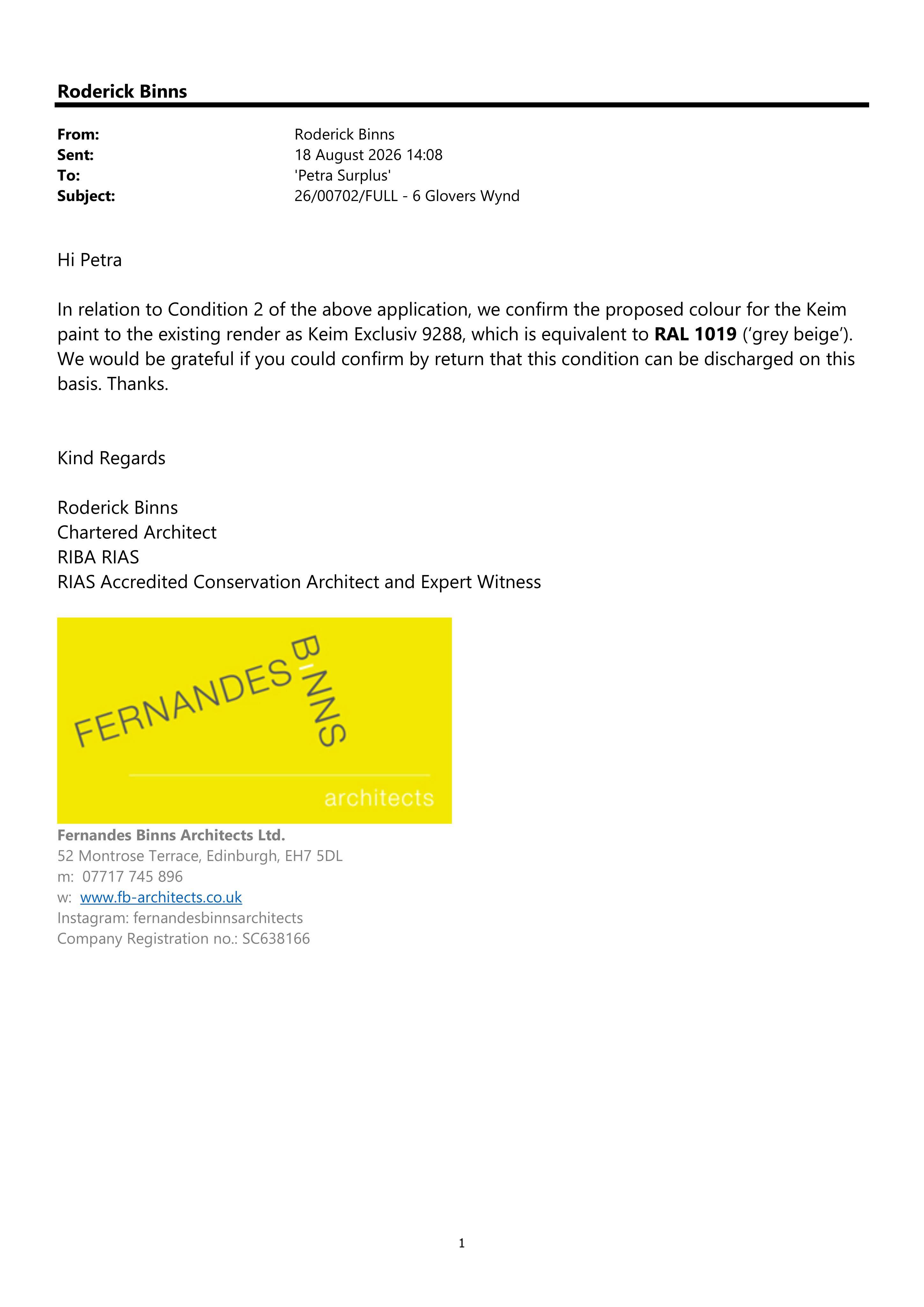 Planning document
