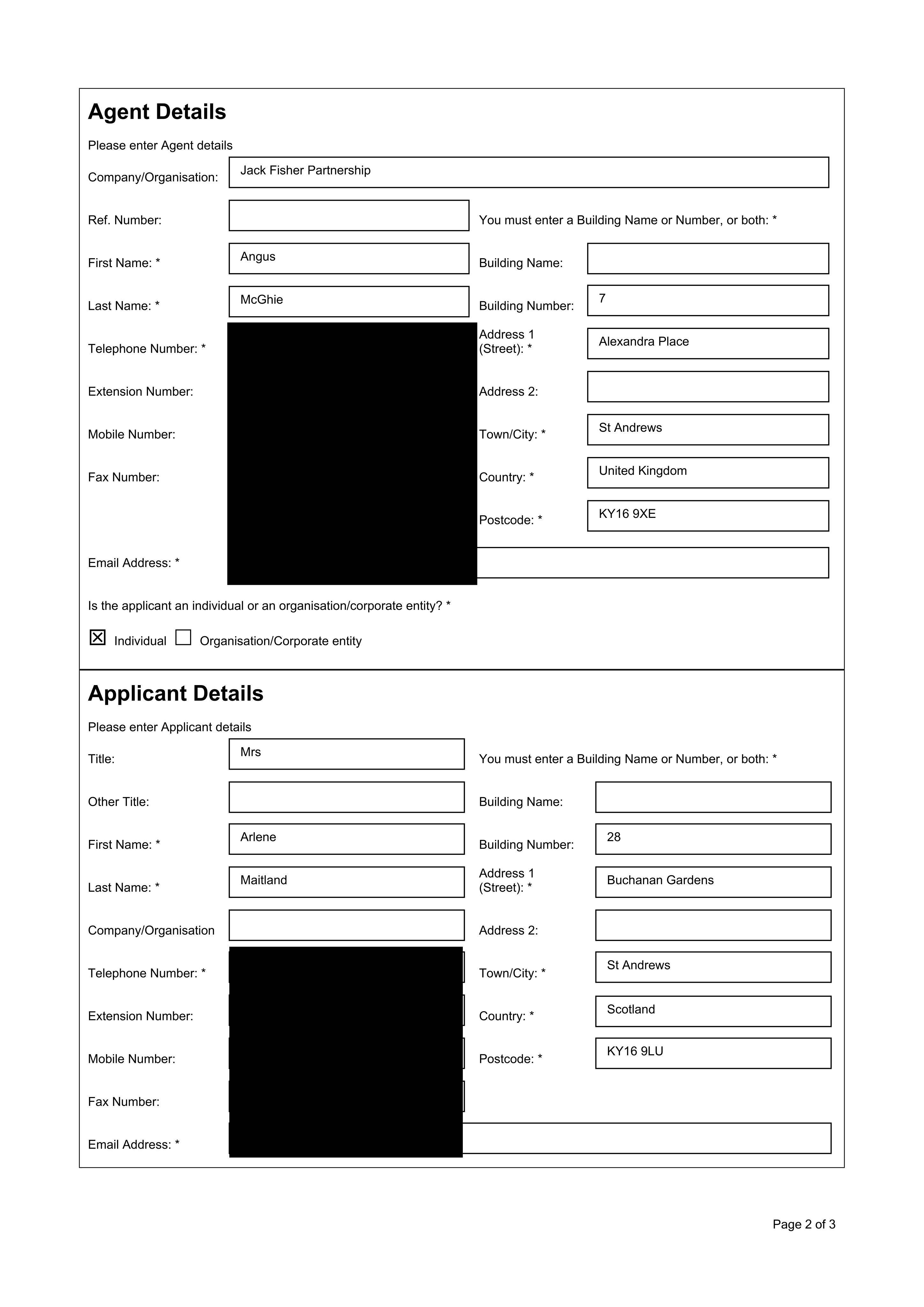 Planning document