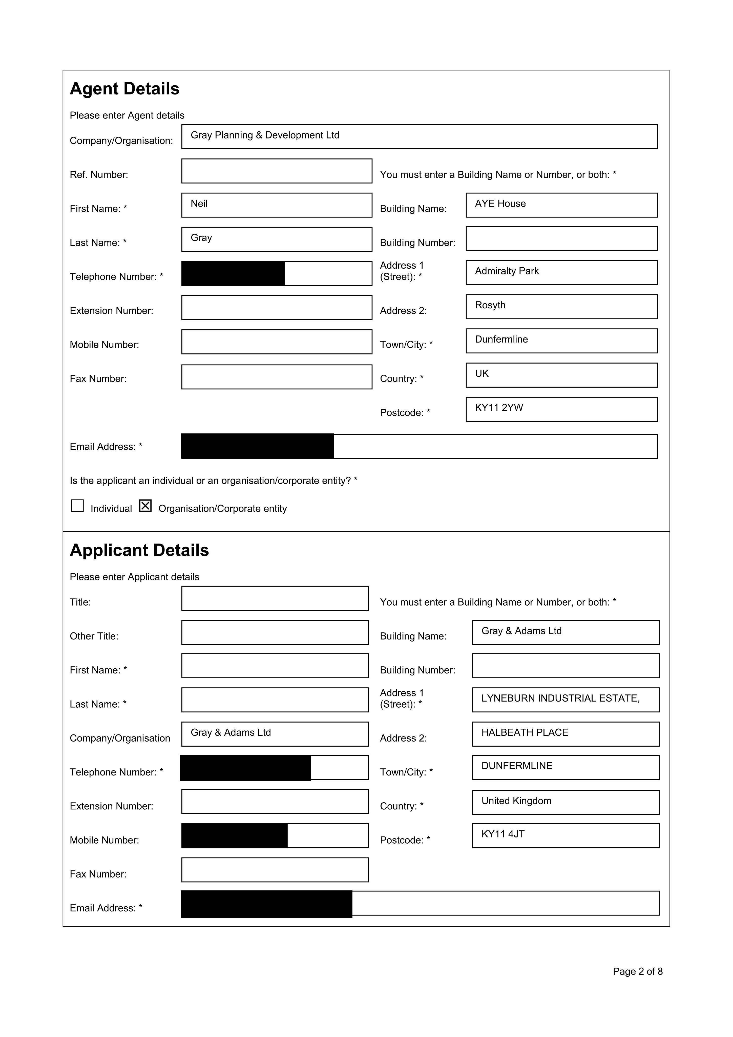 Planning document