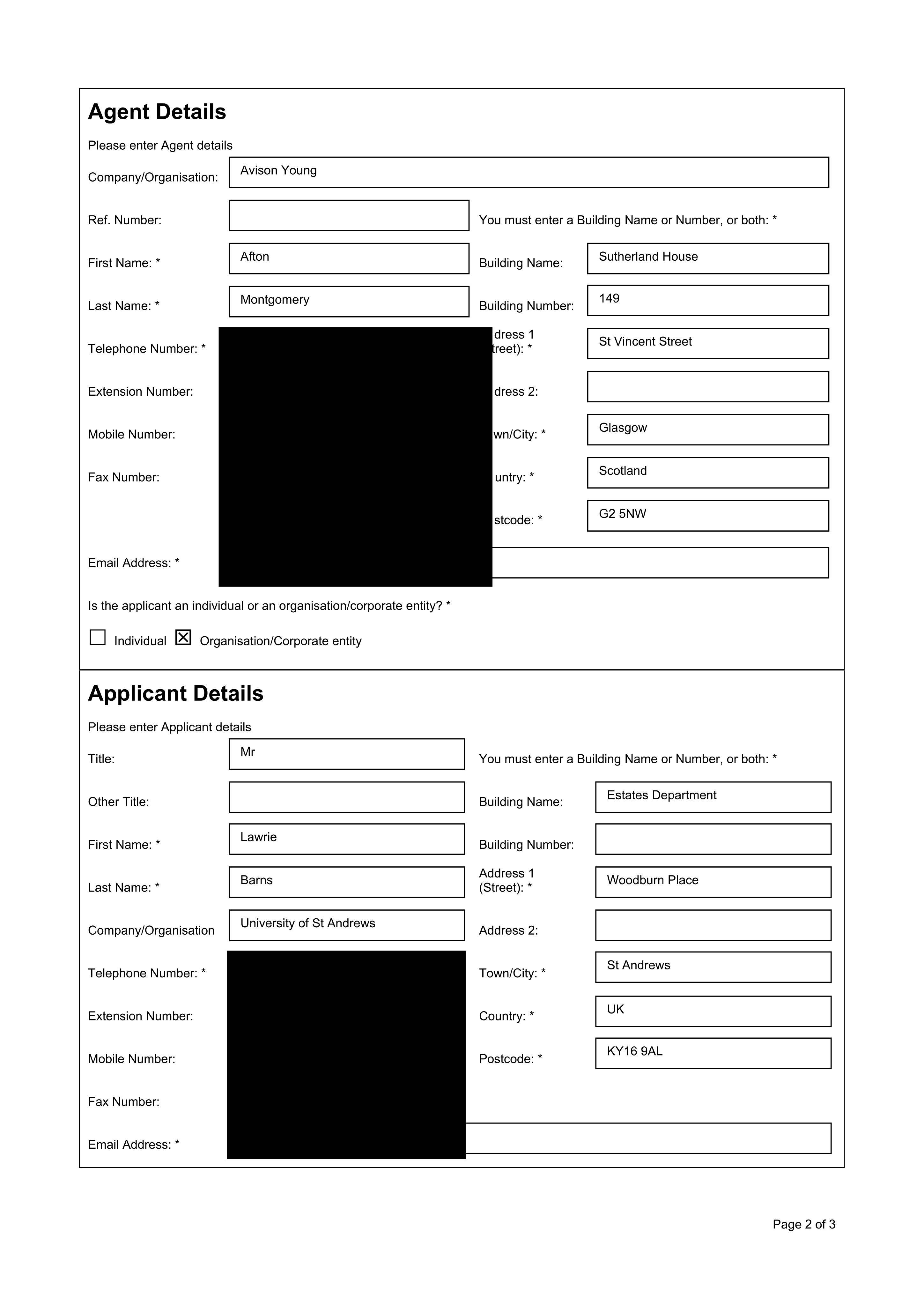 Planning document