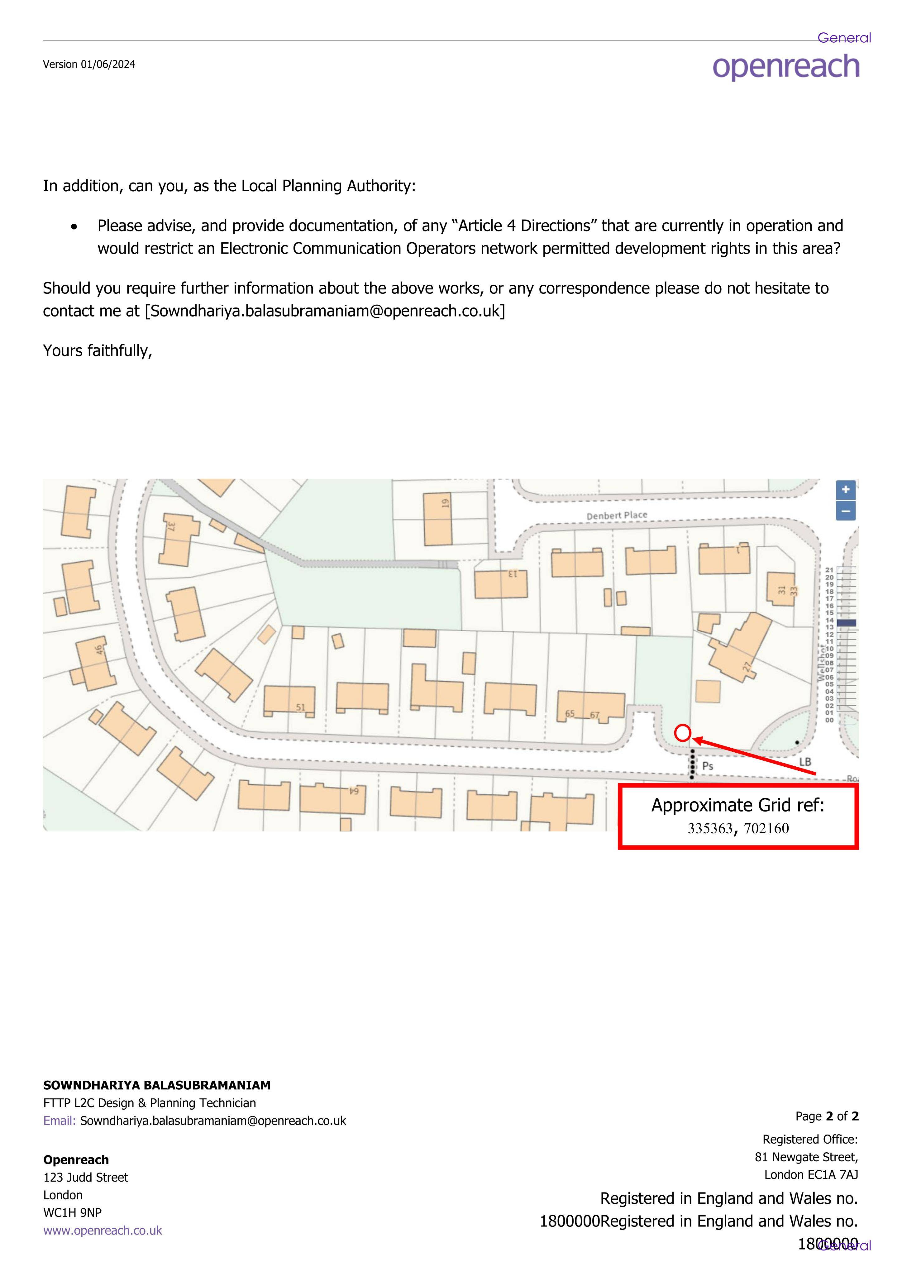 Planning document