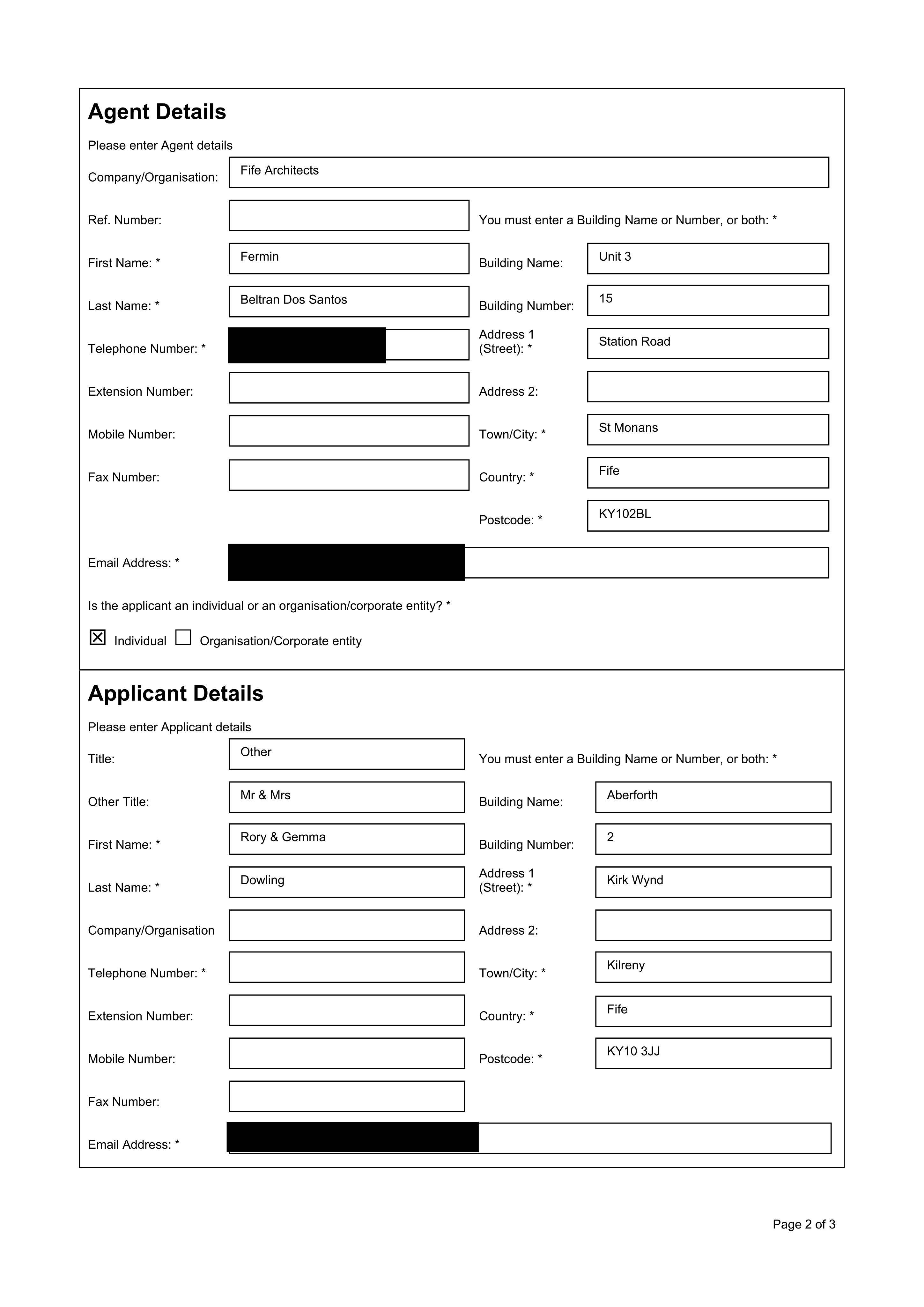 Planning document