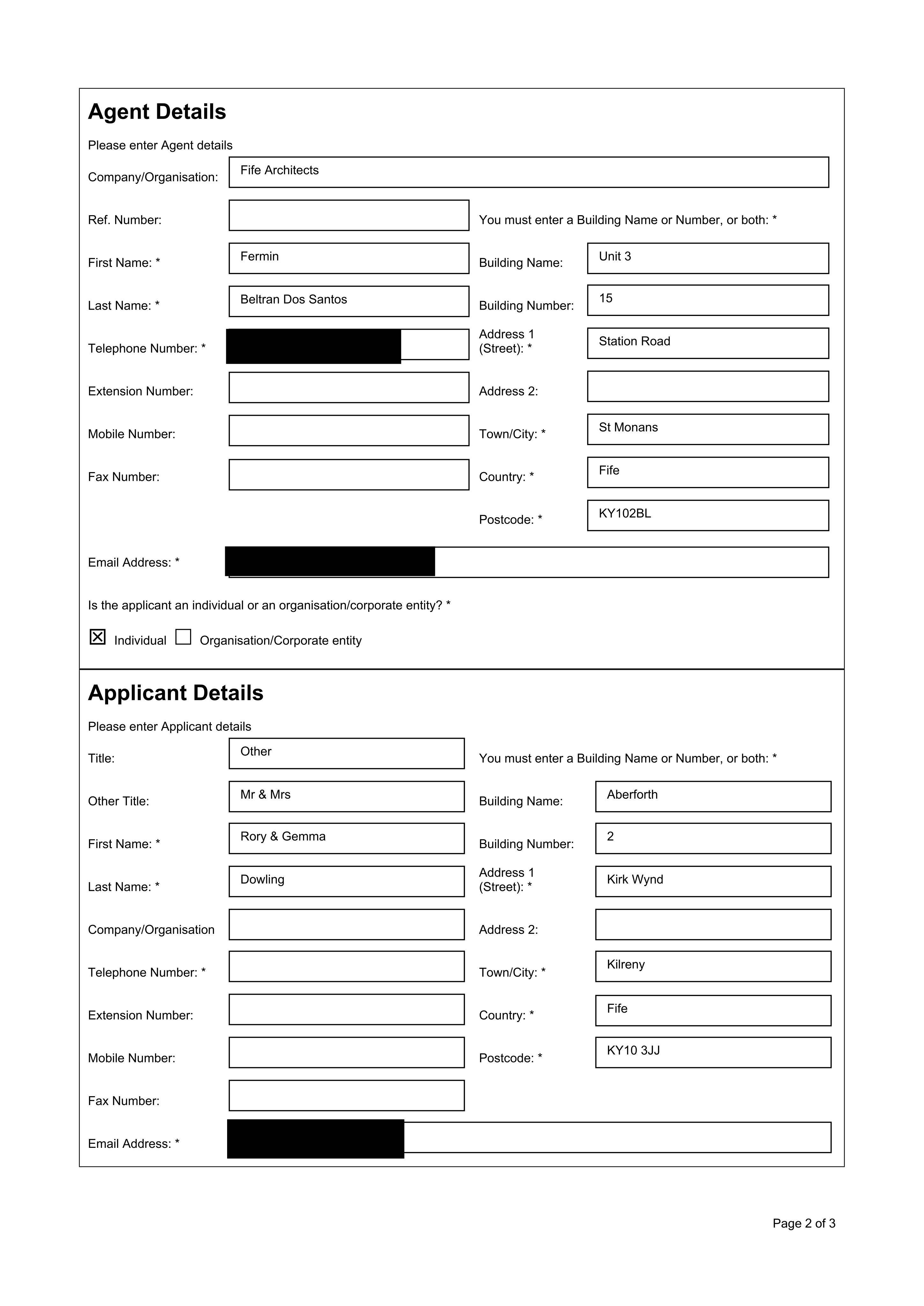 Planning document