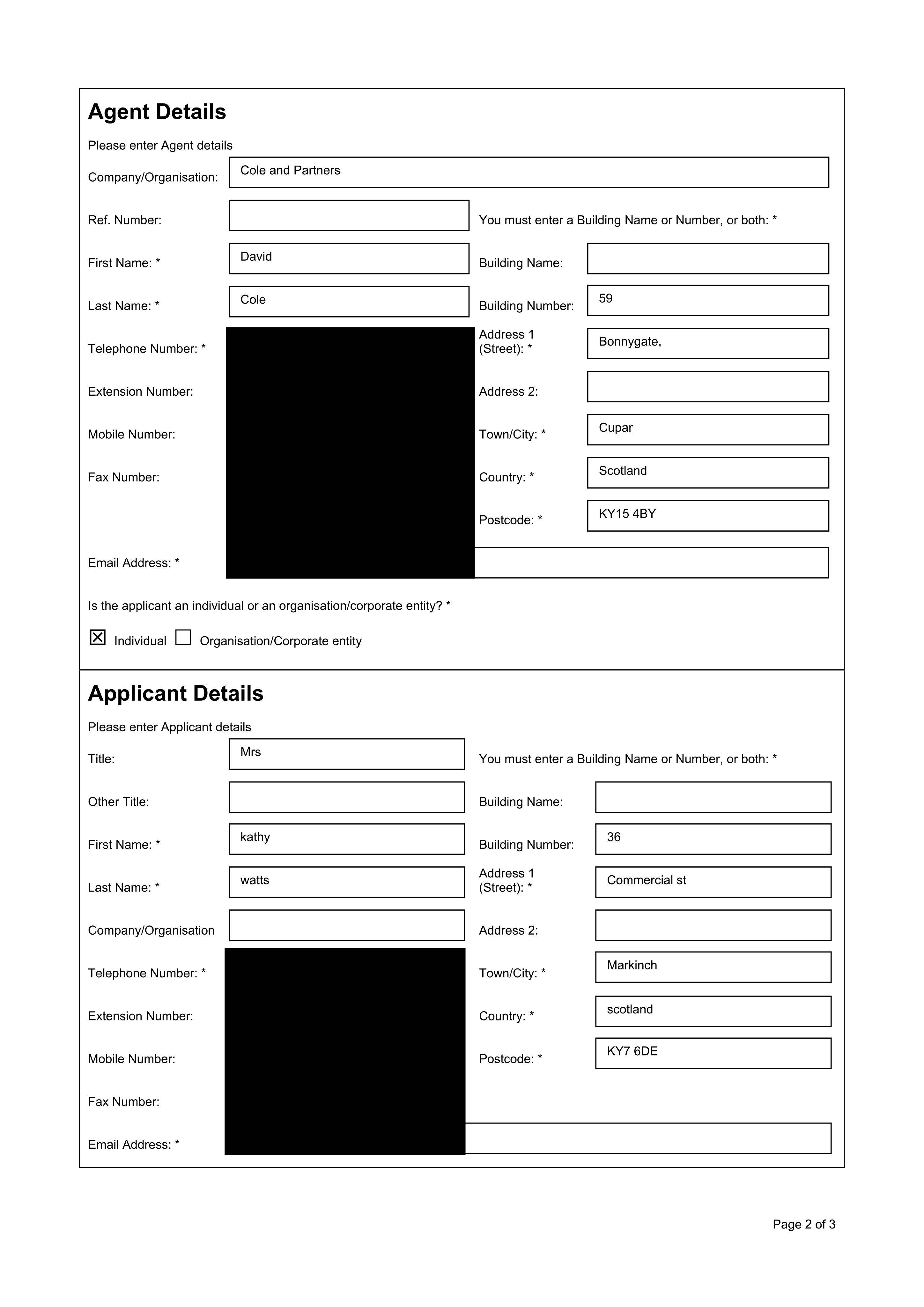 Planning document