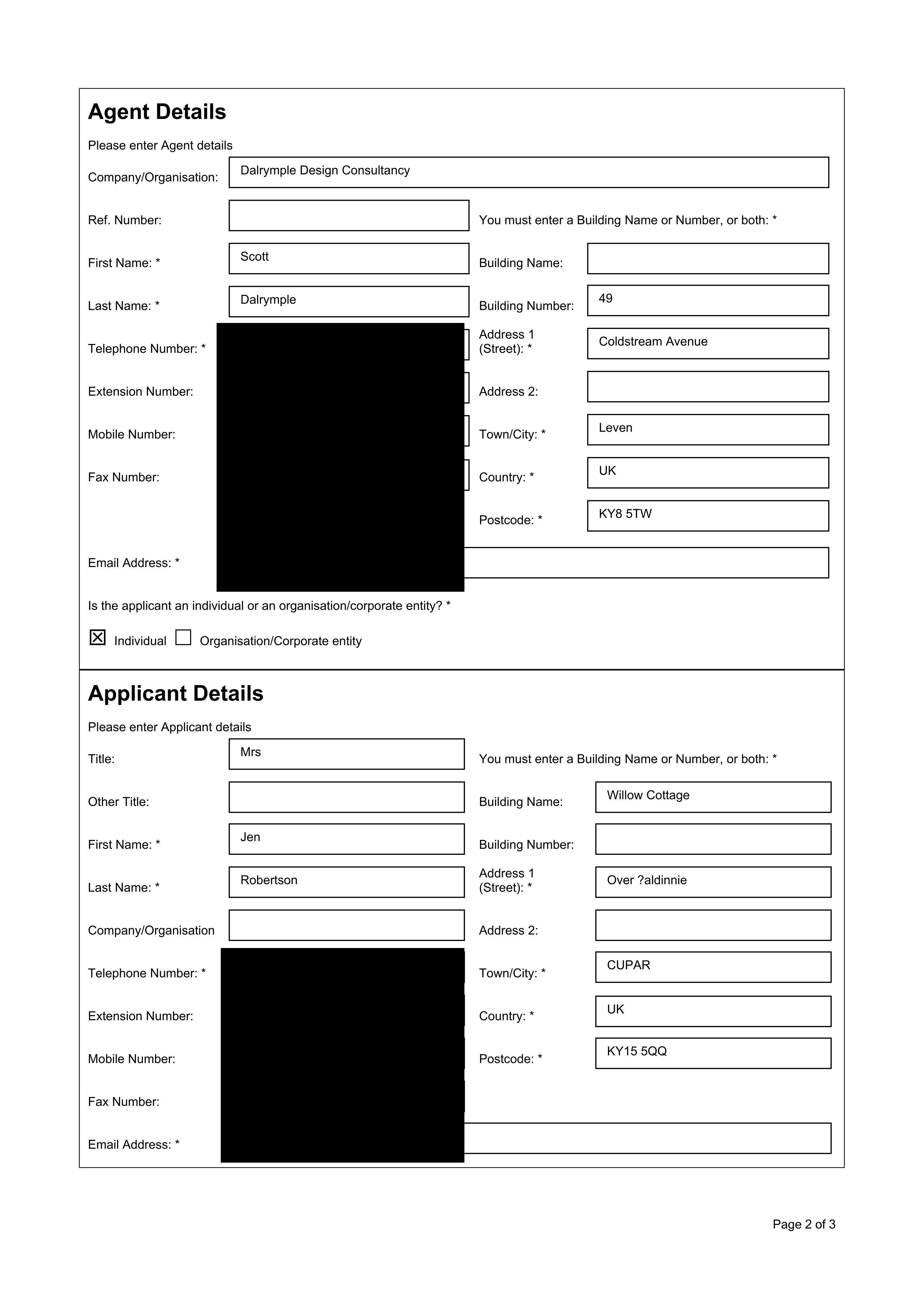 Planning document