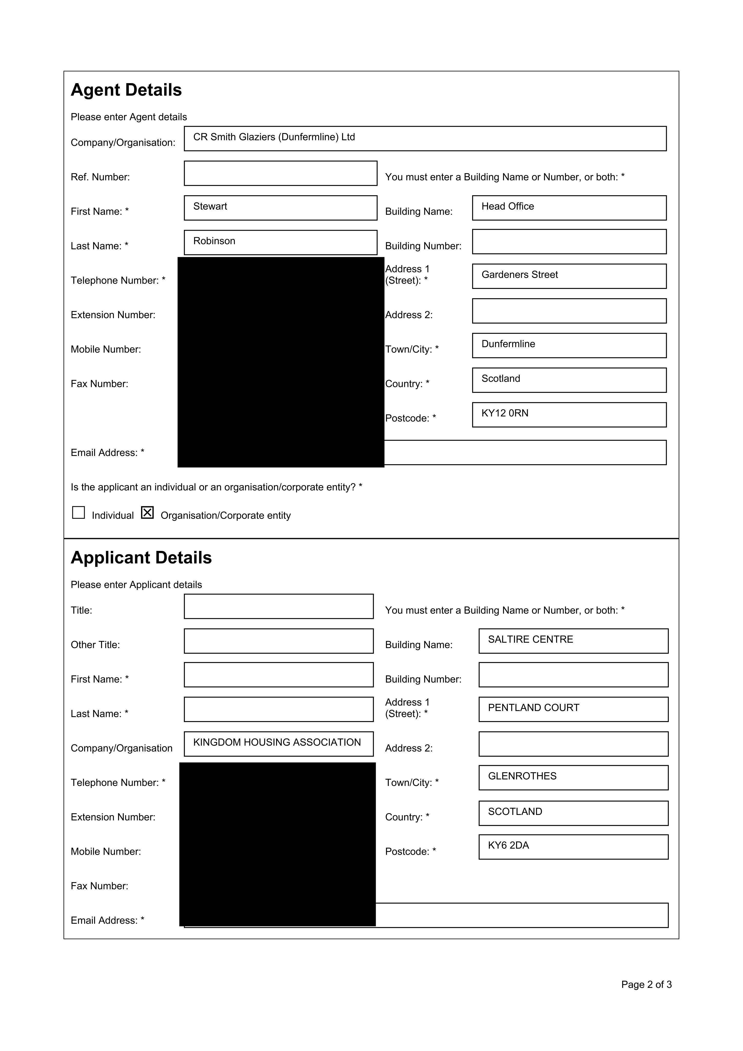 Planning document