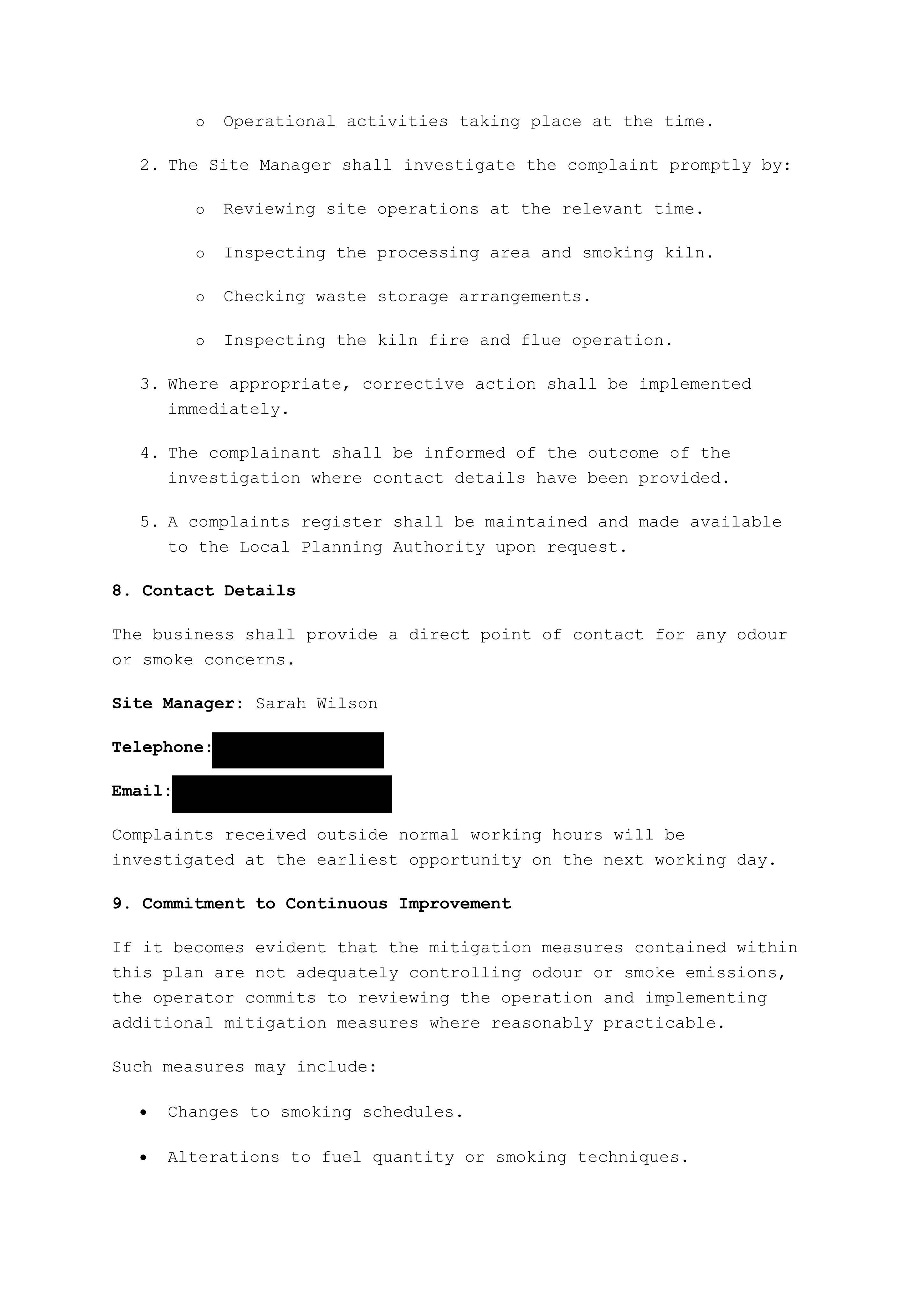Planning document