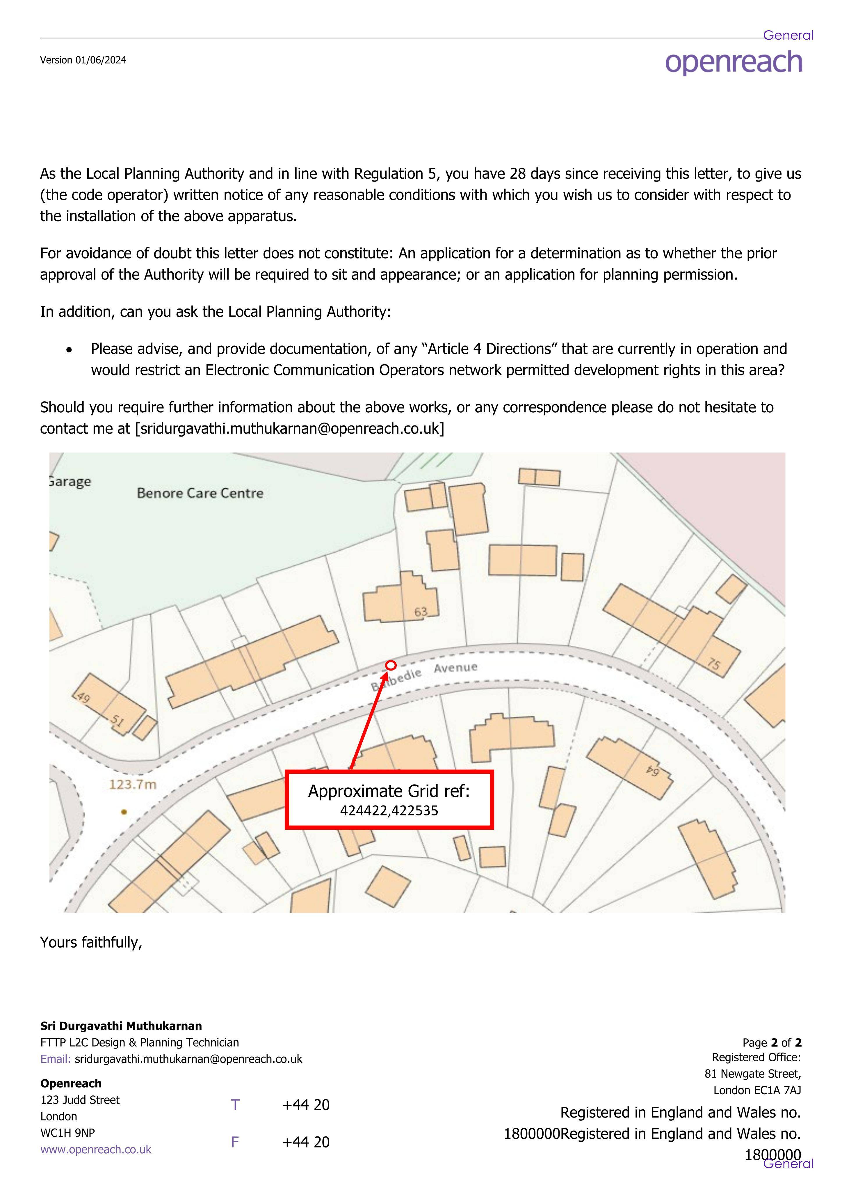 Planning document