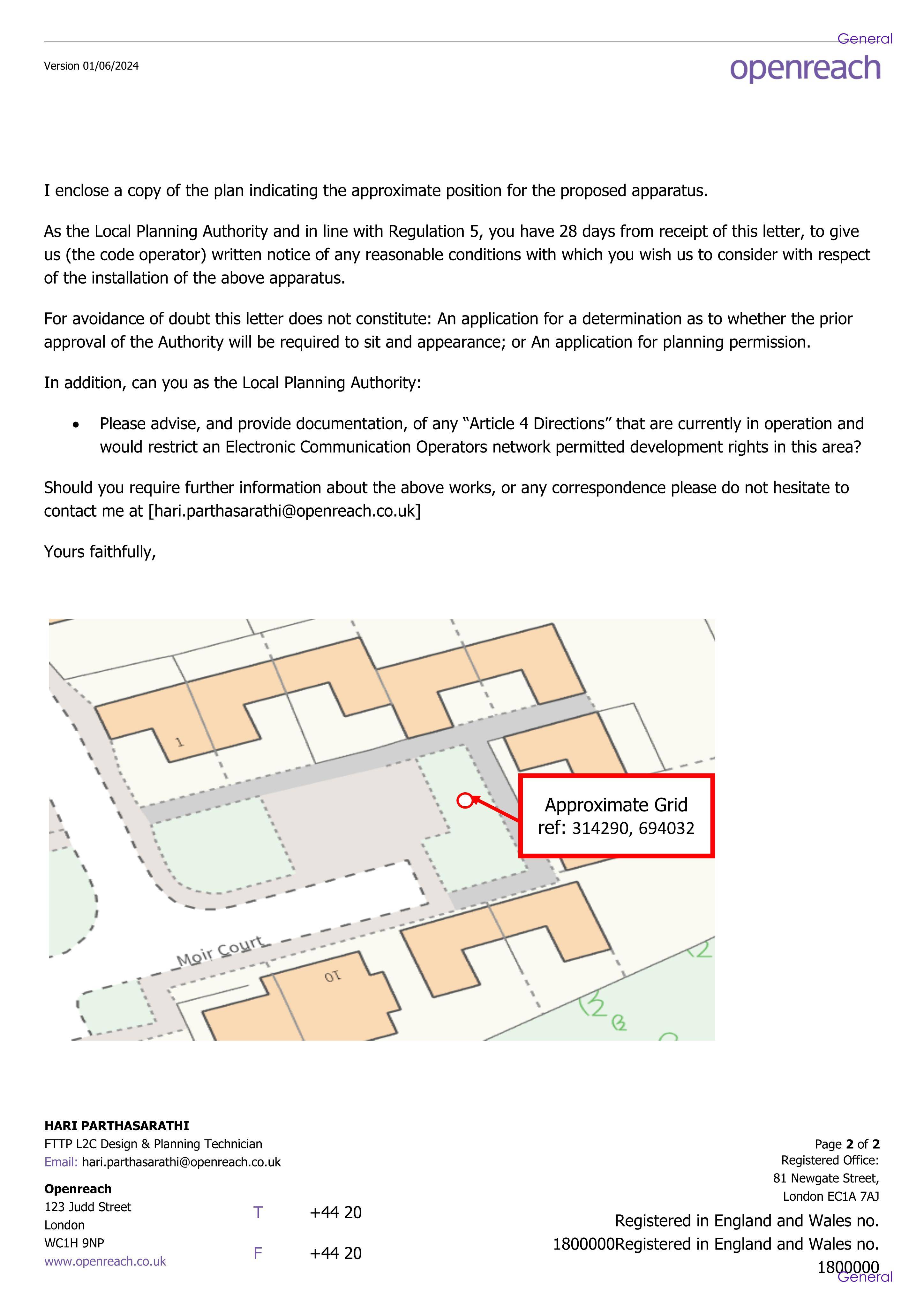 Planning document