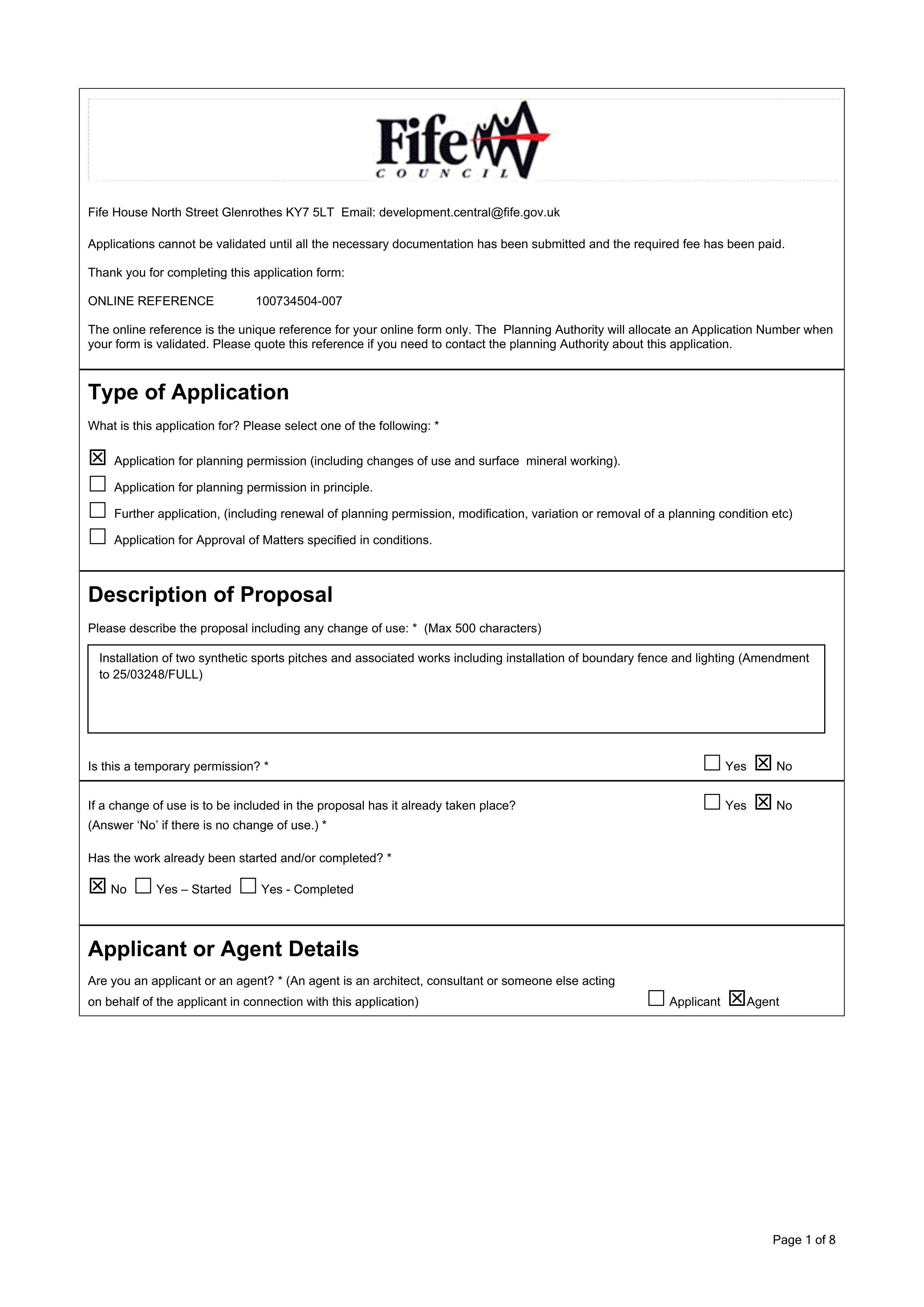 Planning document
