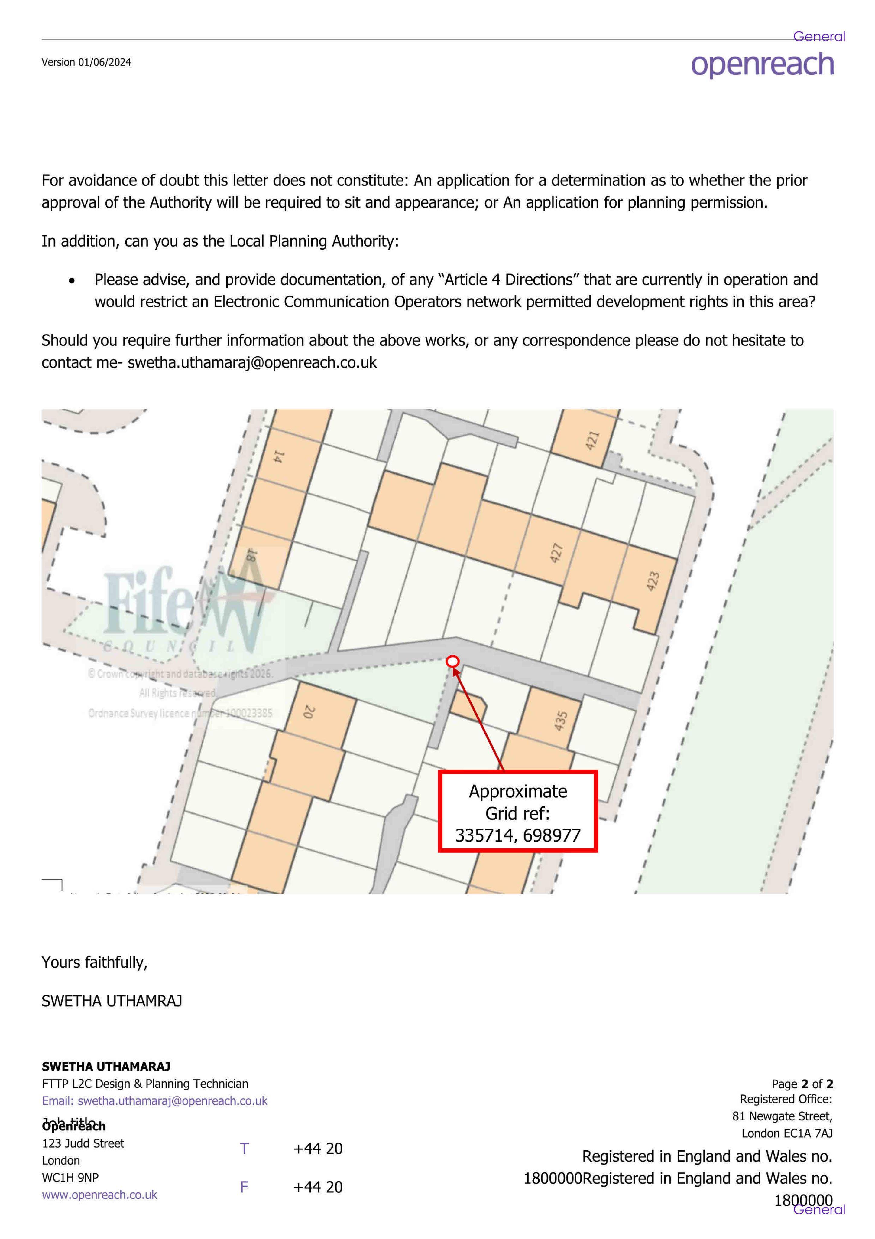 Planning document