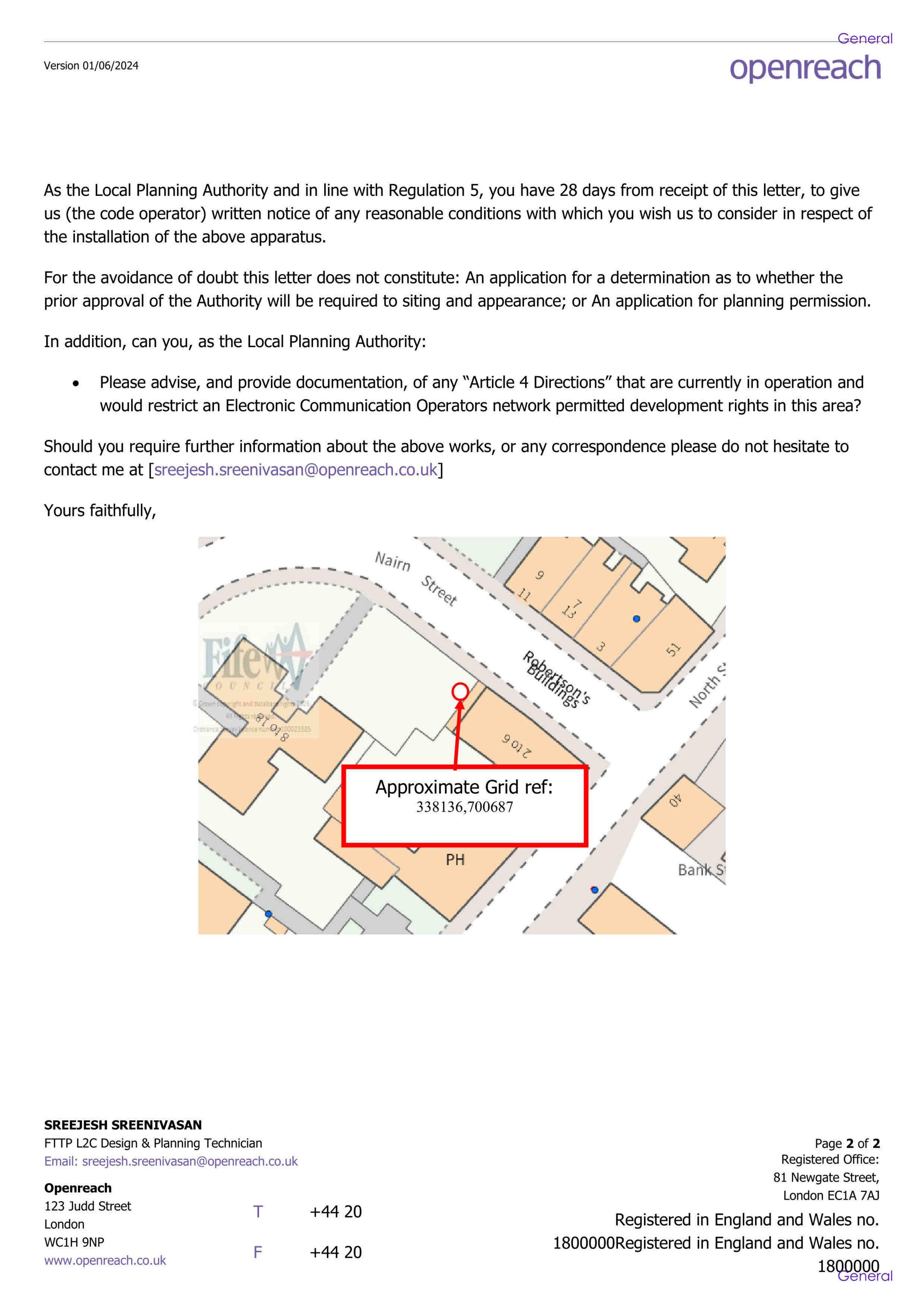 Planning document