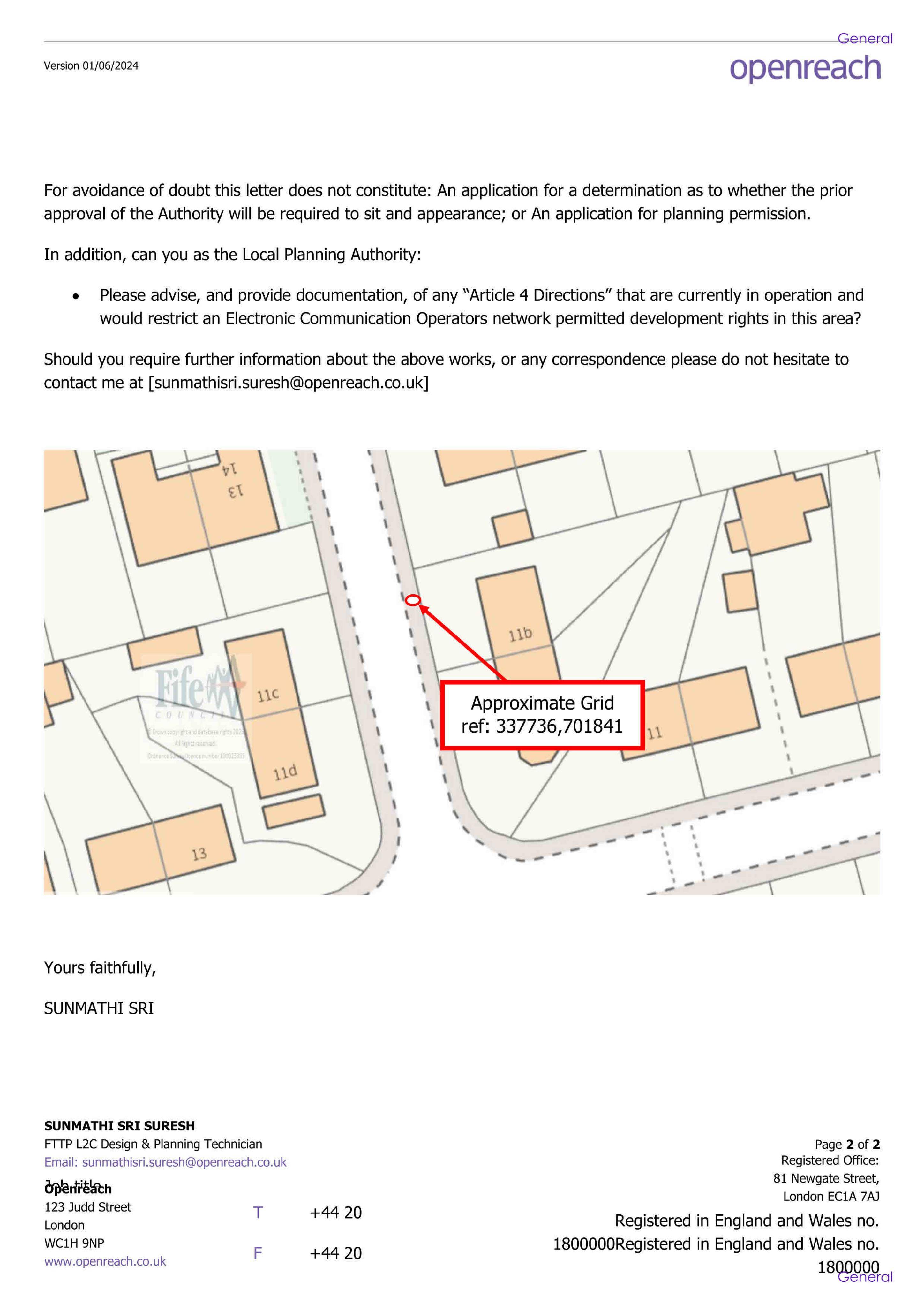 Planning document