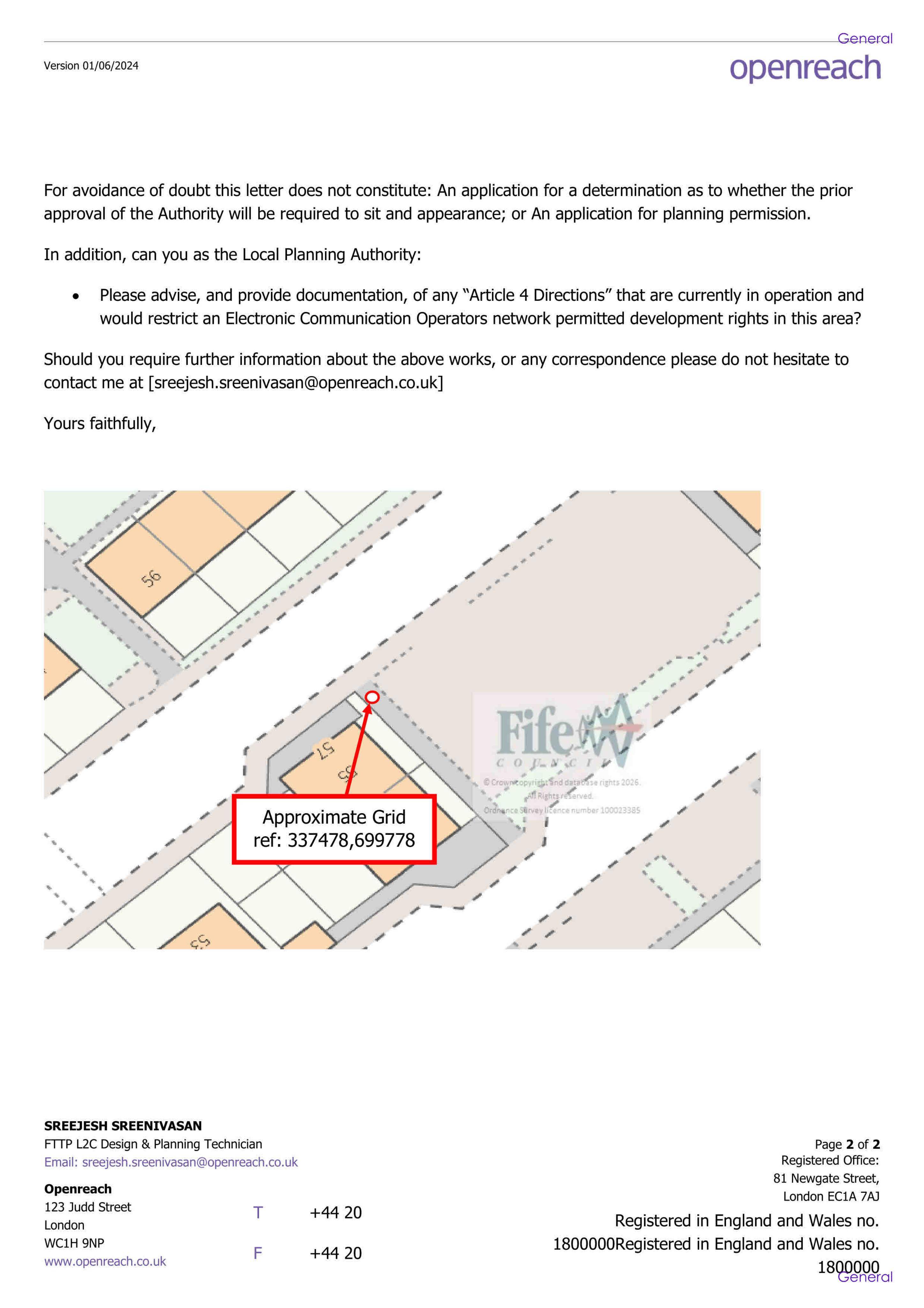 Planning document