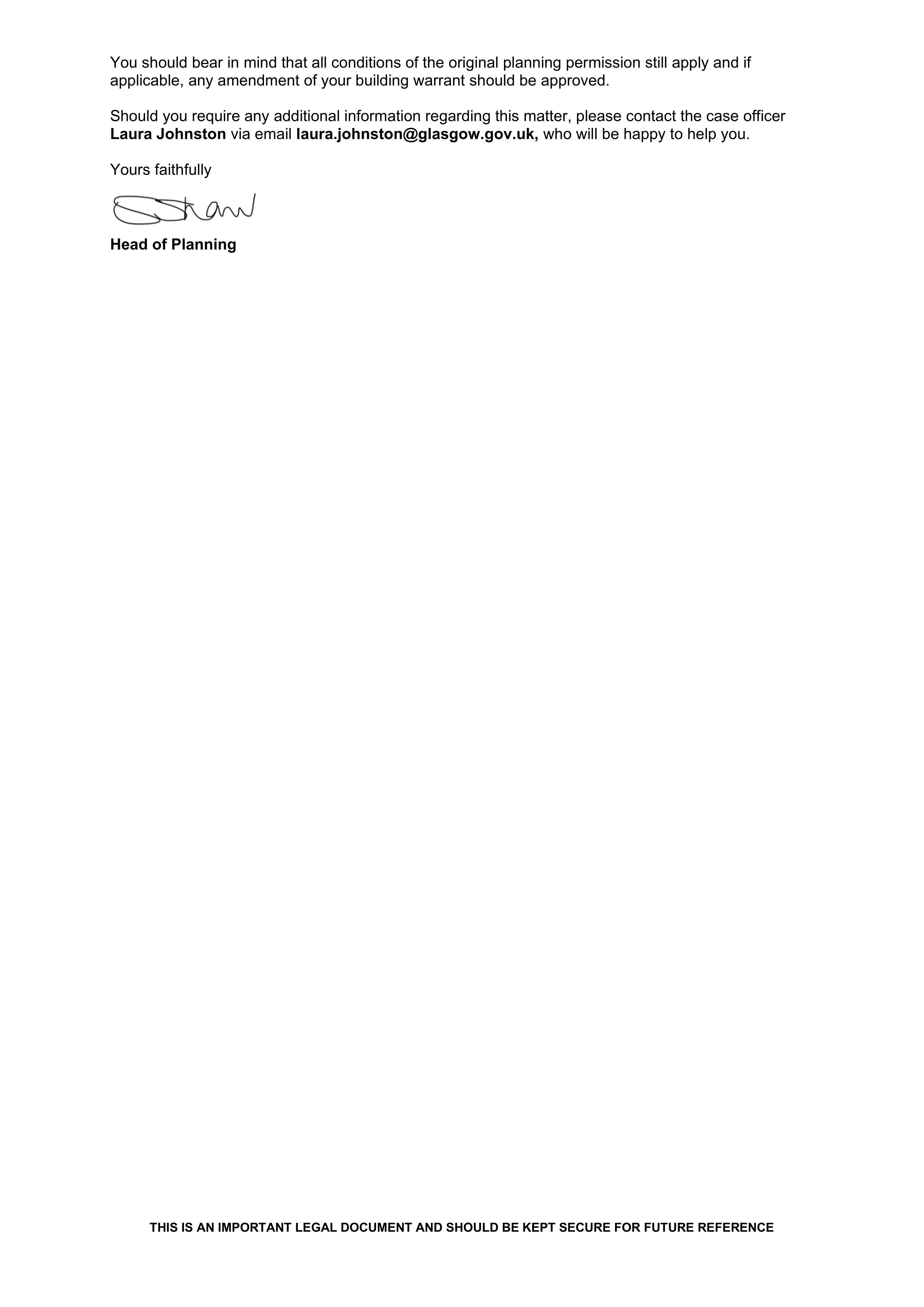 Planning document