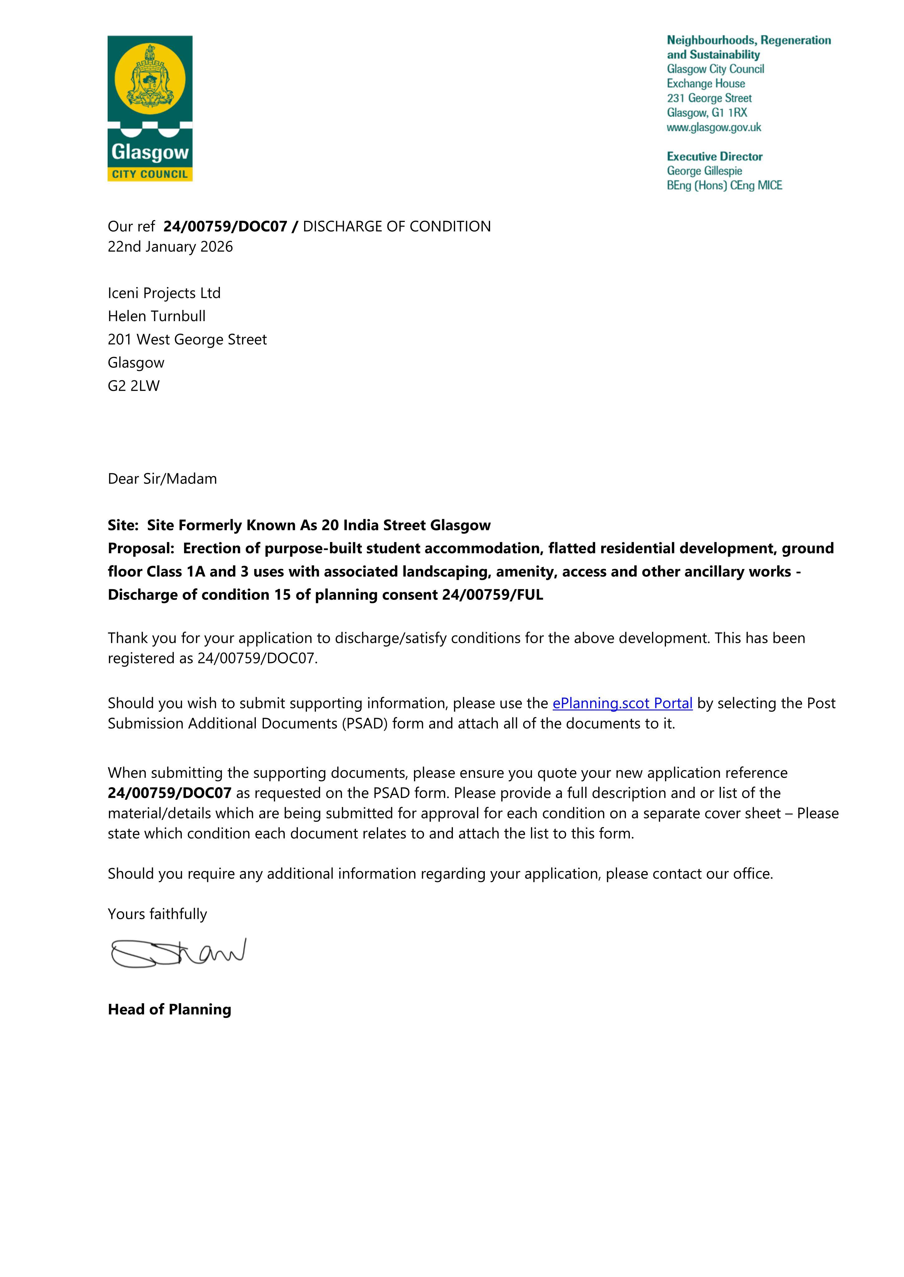 Planning document