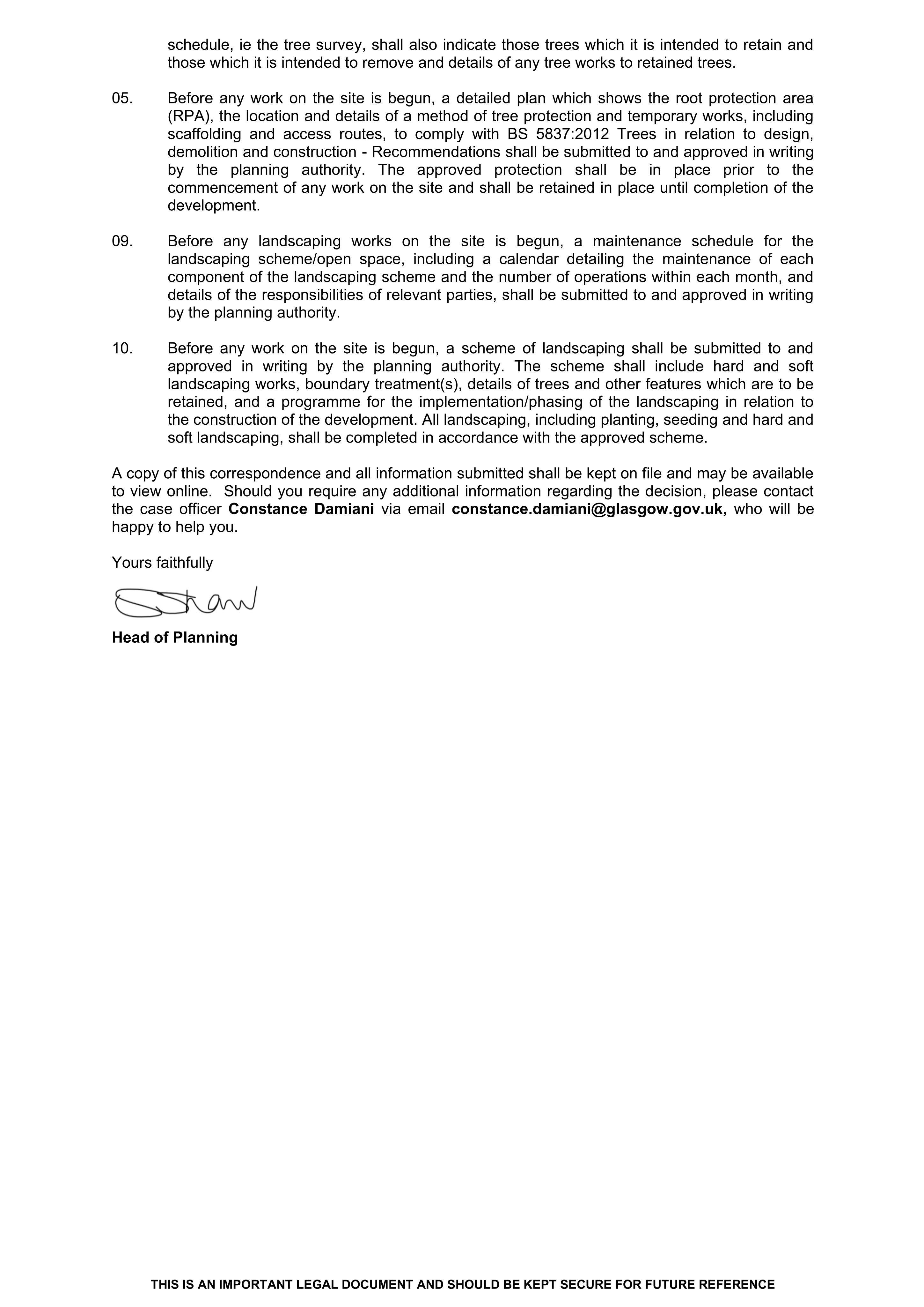 Planning document