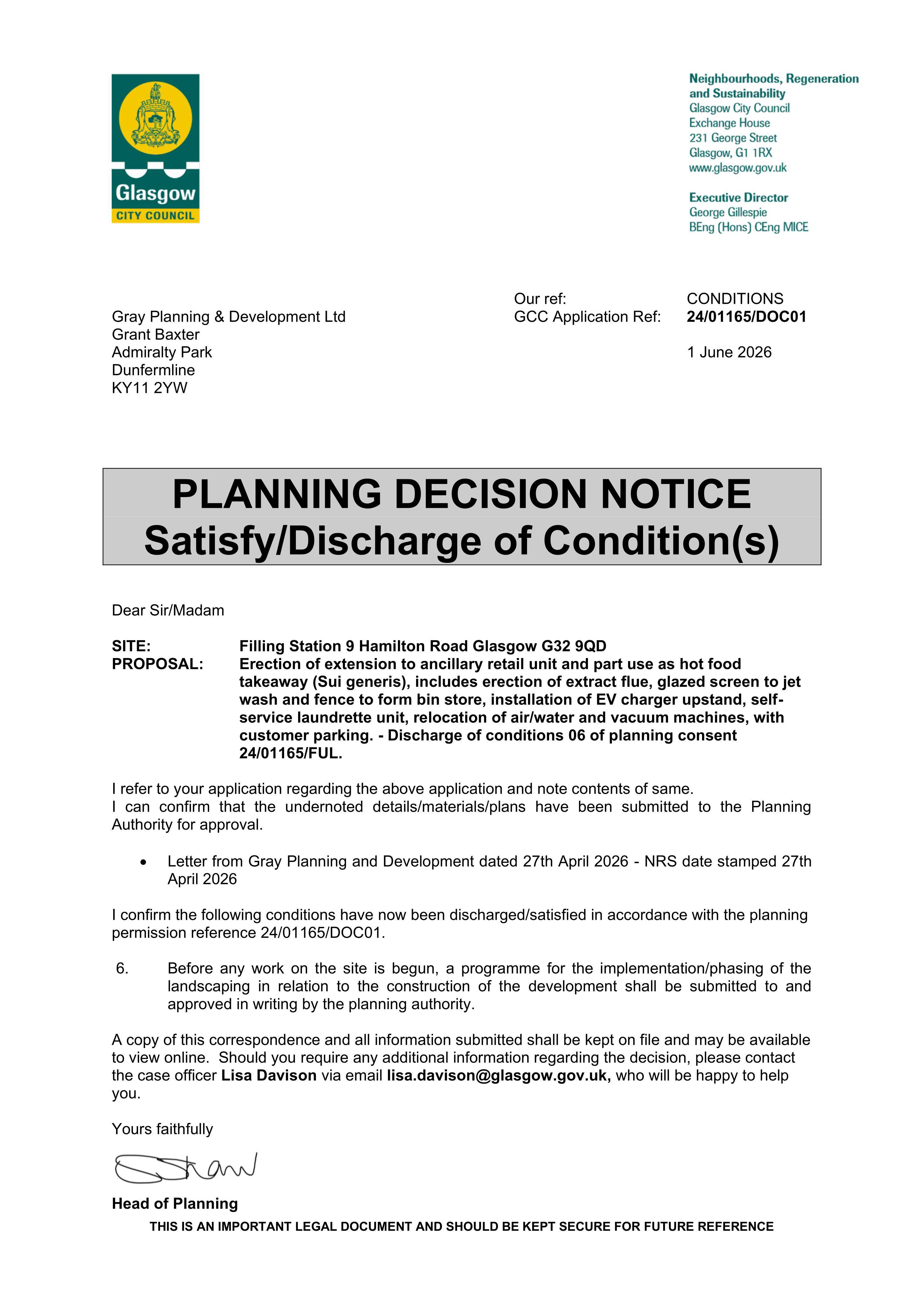 Planning document