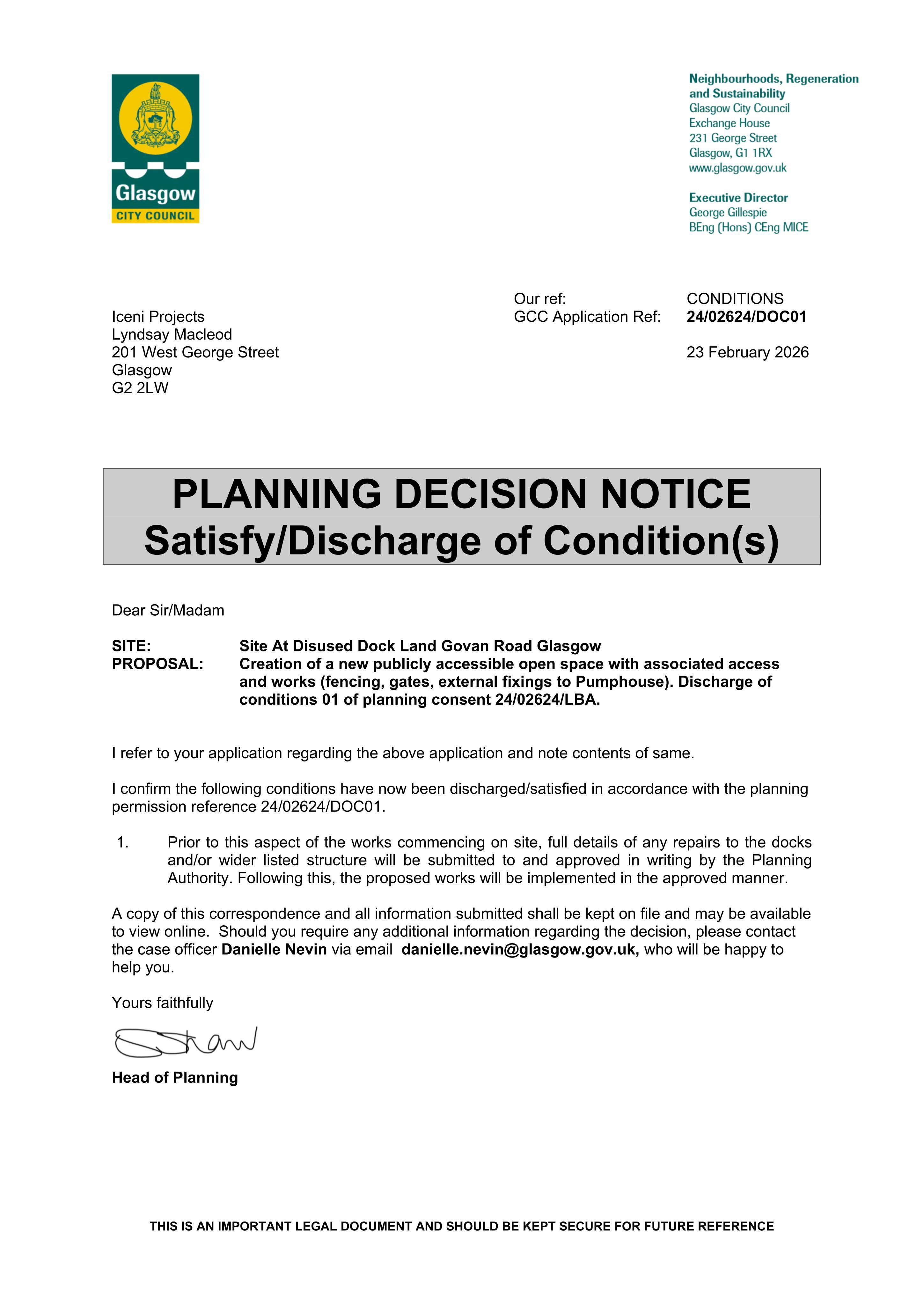 Planning document