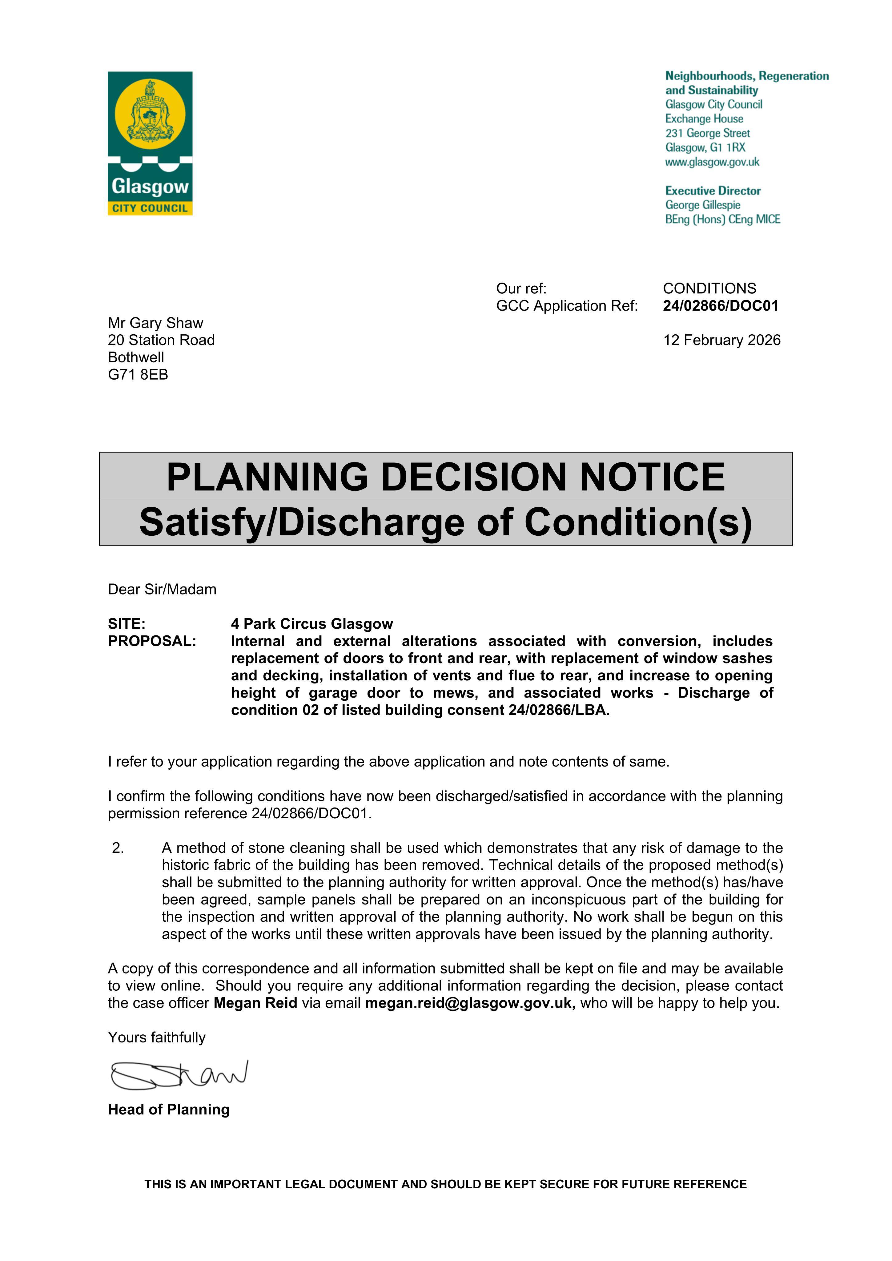 Planning document