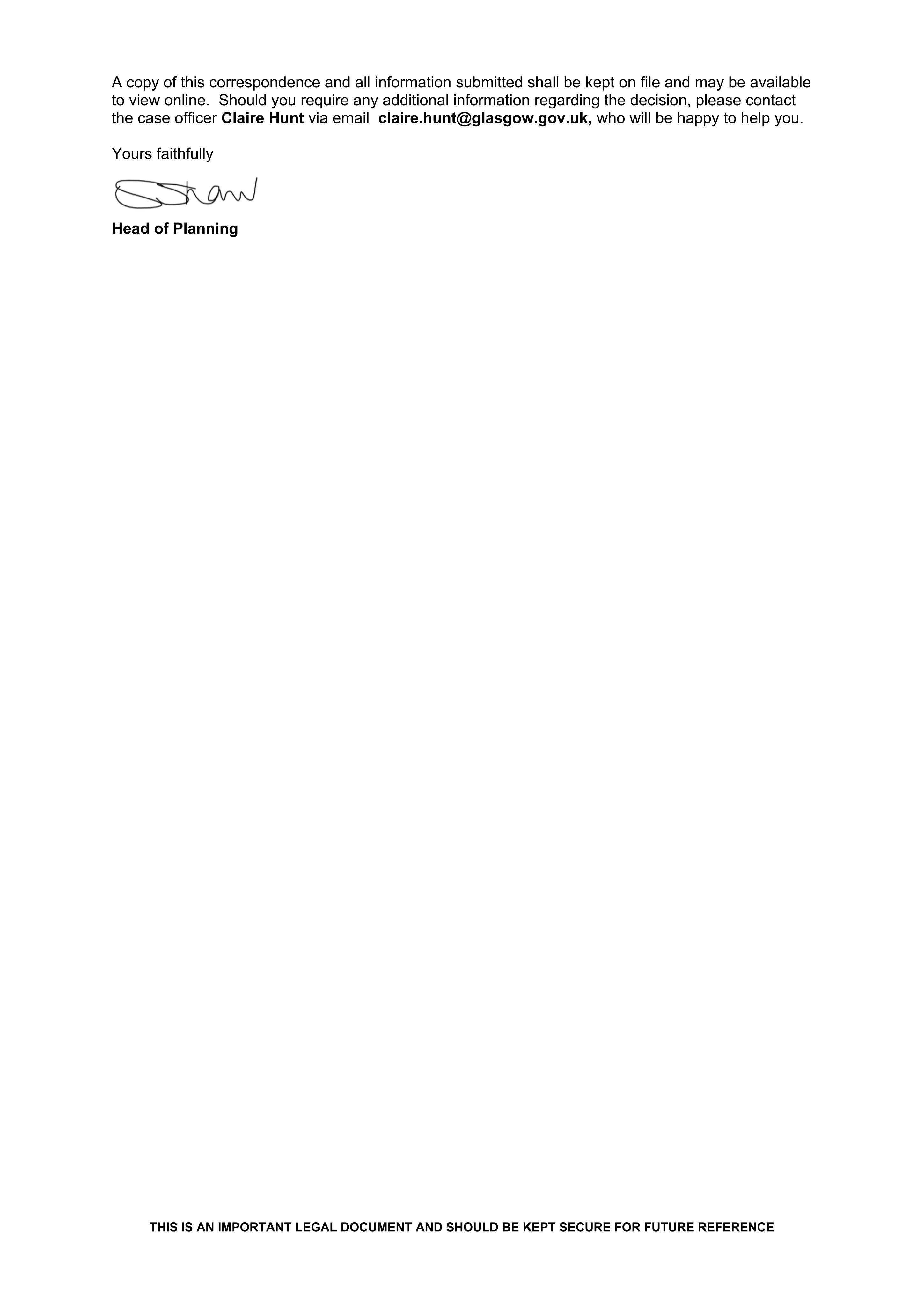 Planning document