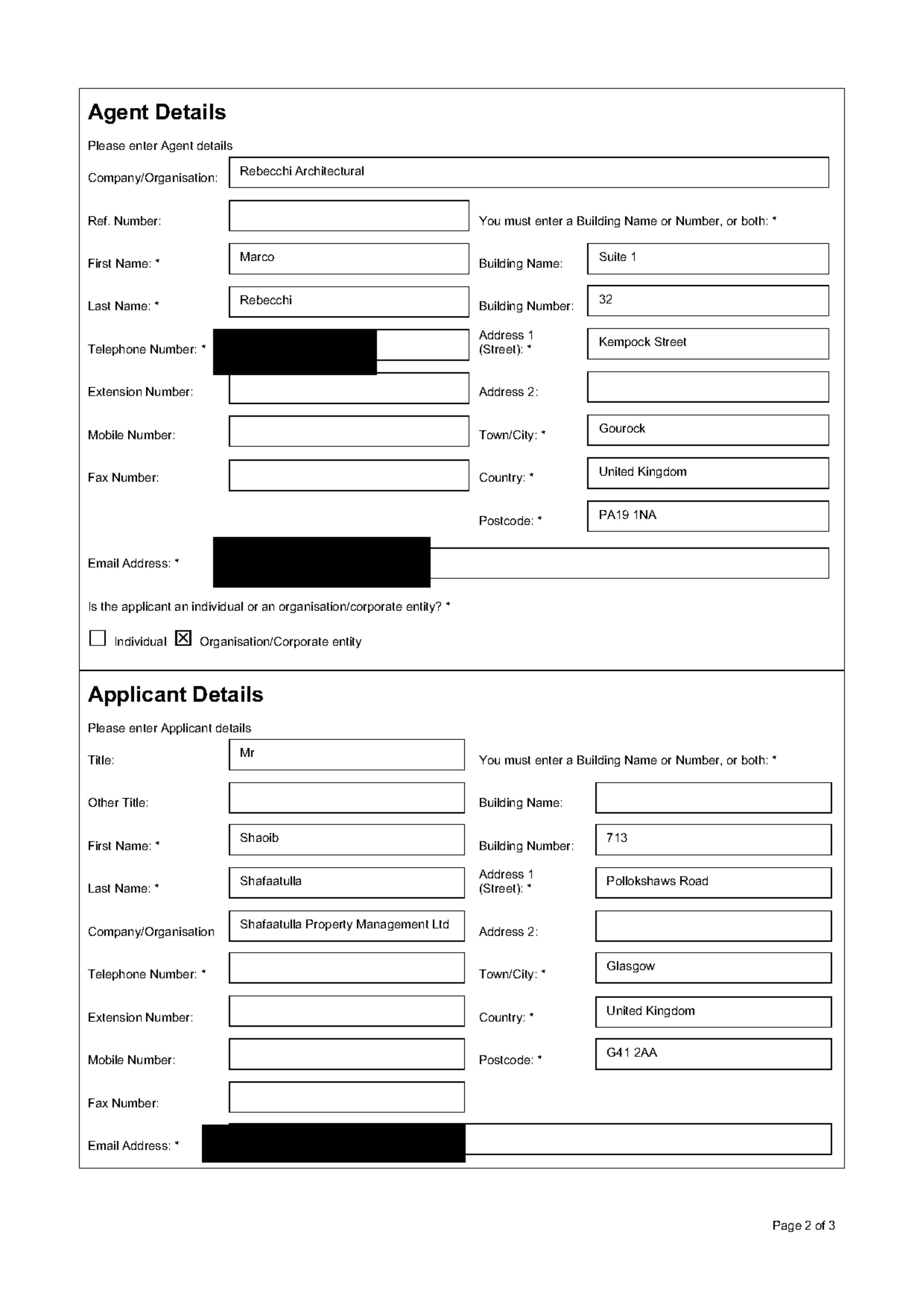 Planning document