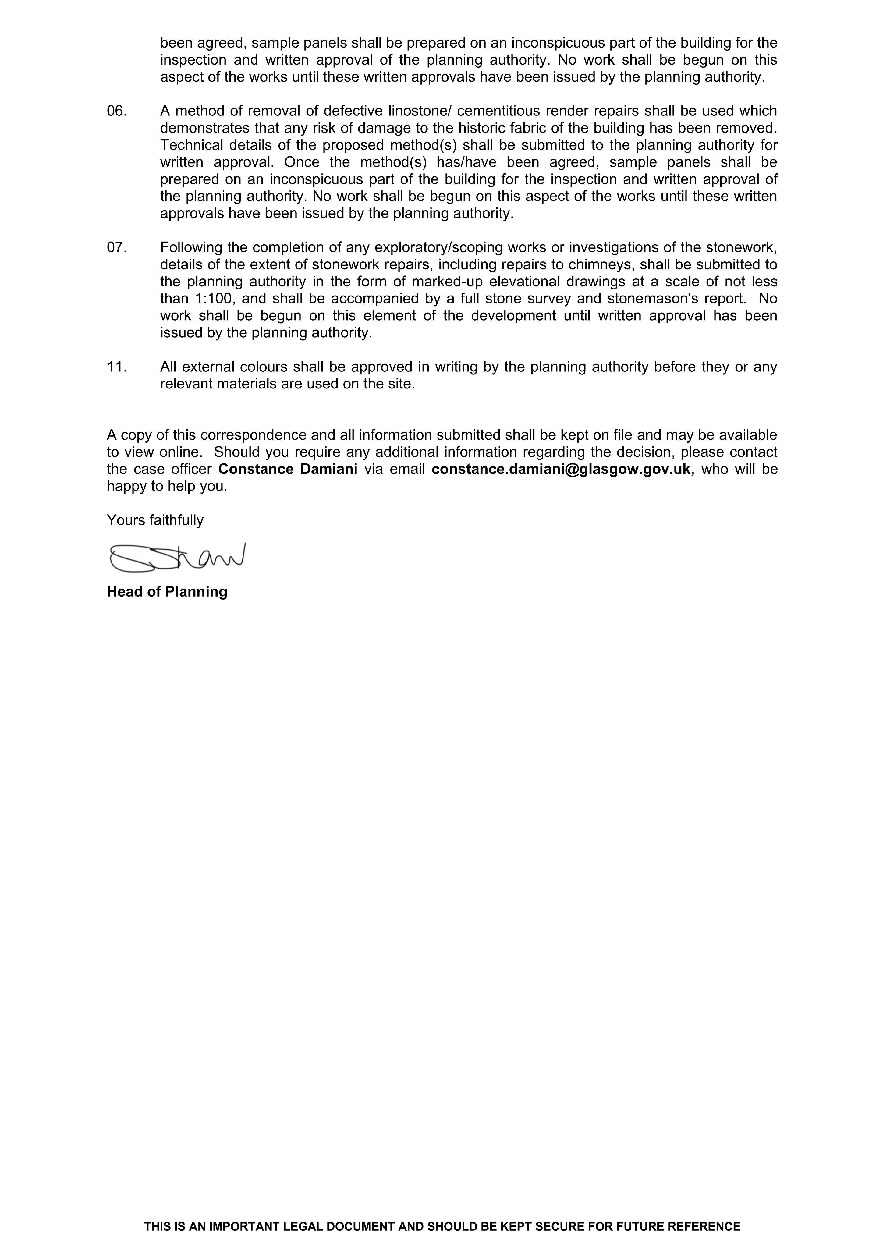 Planning document