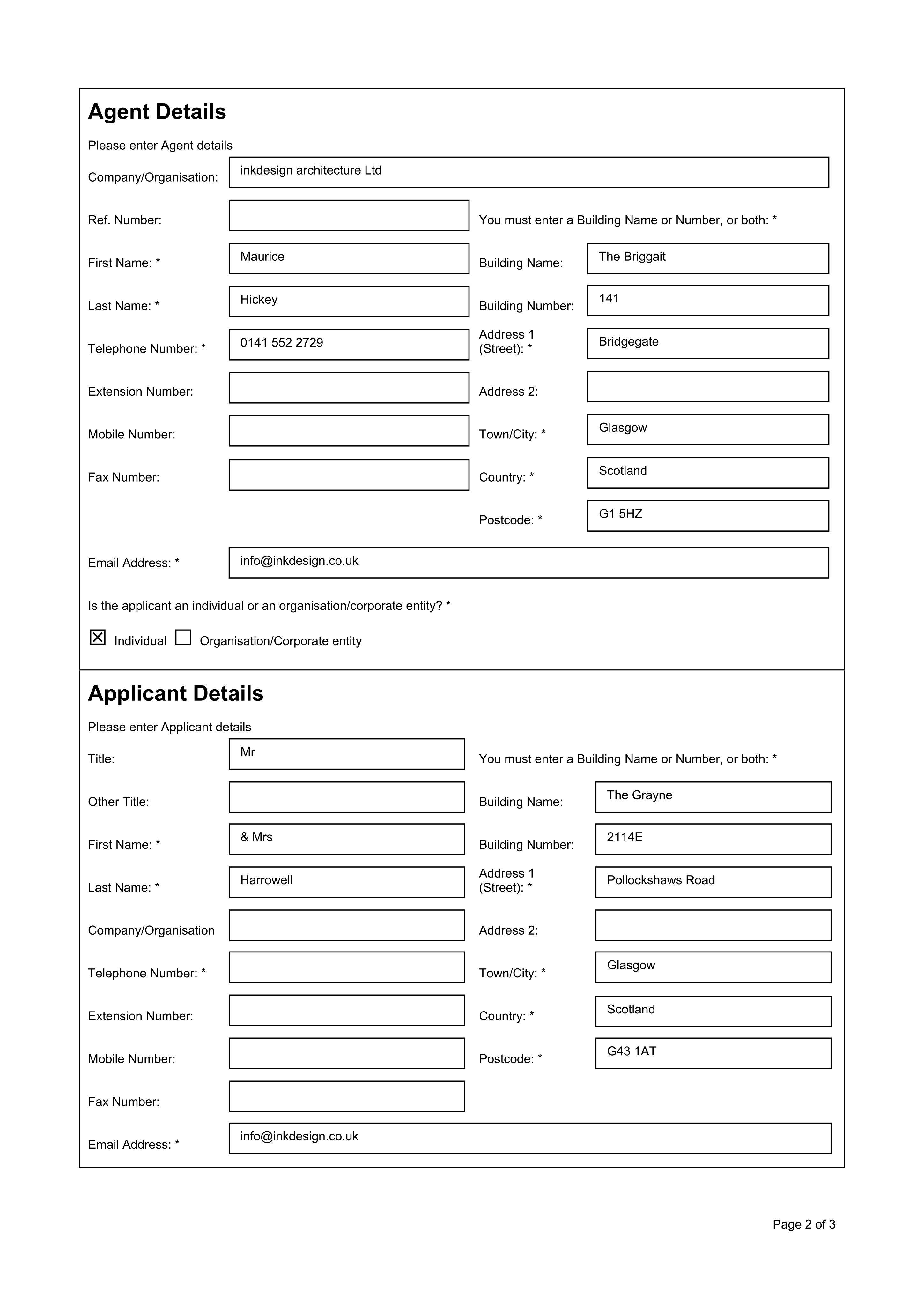 Planning document