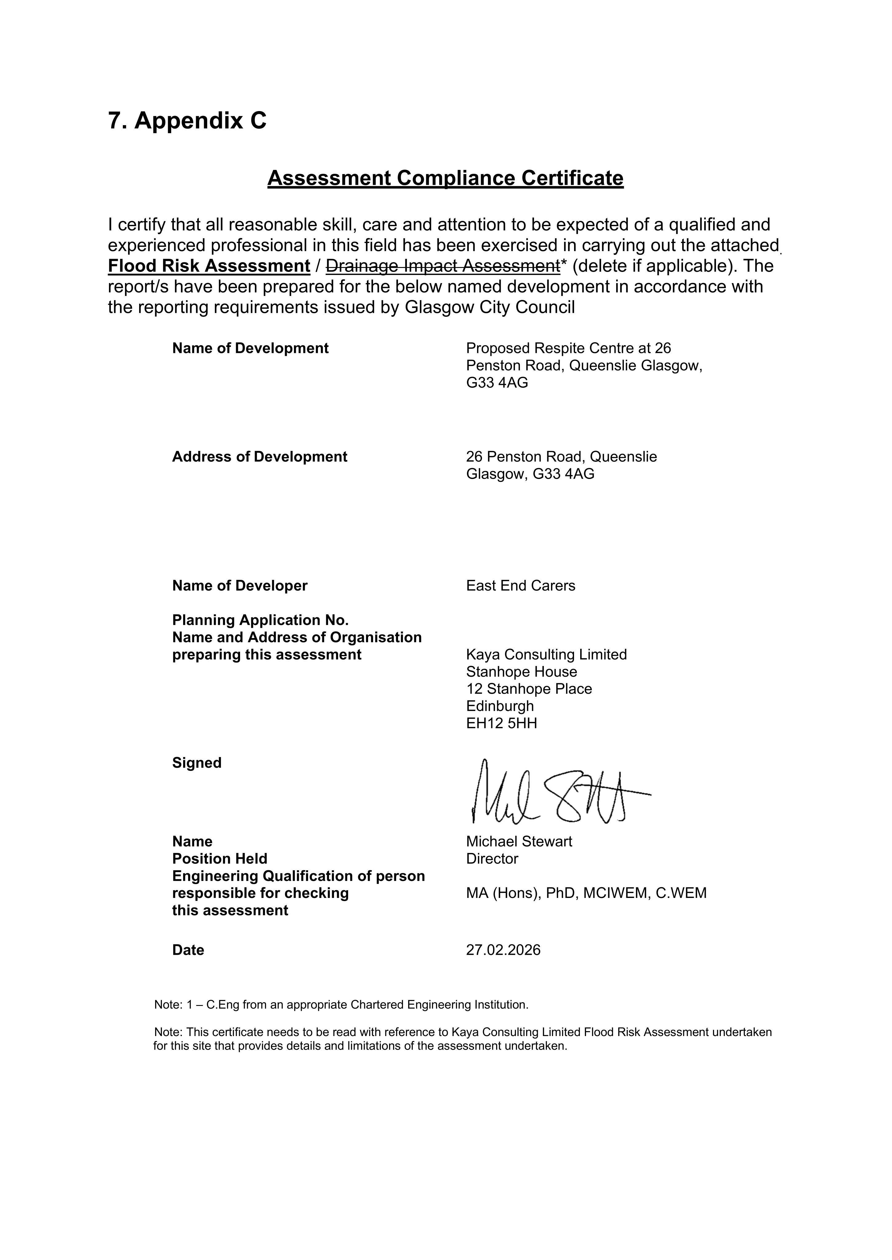 Planning document