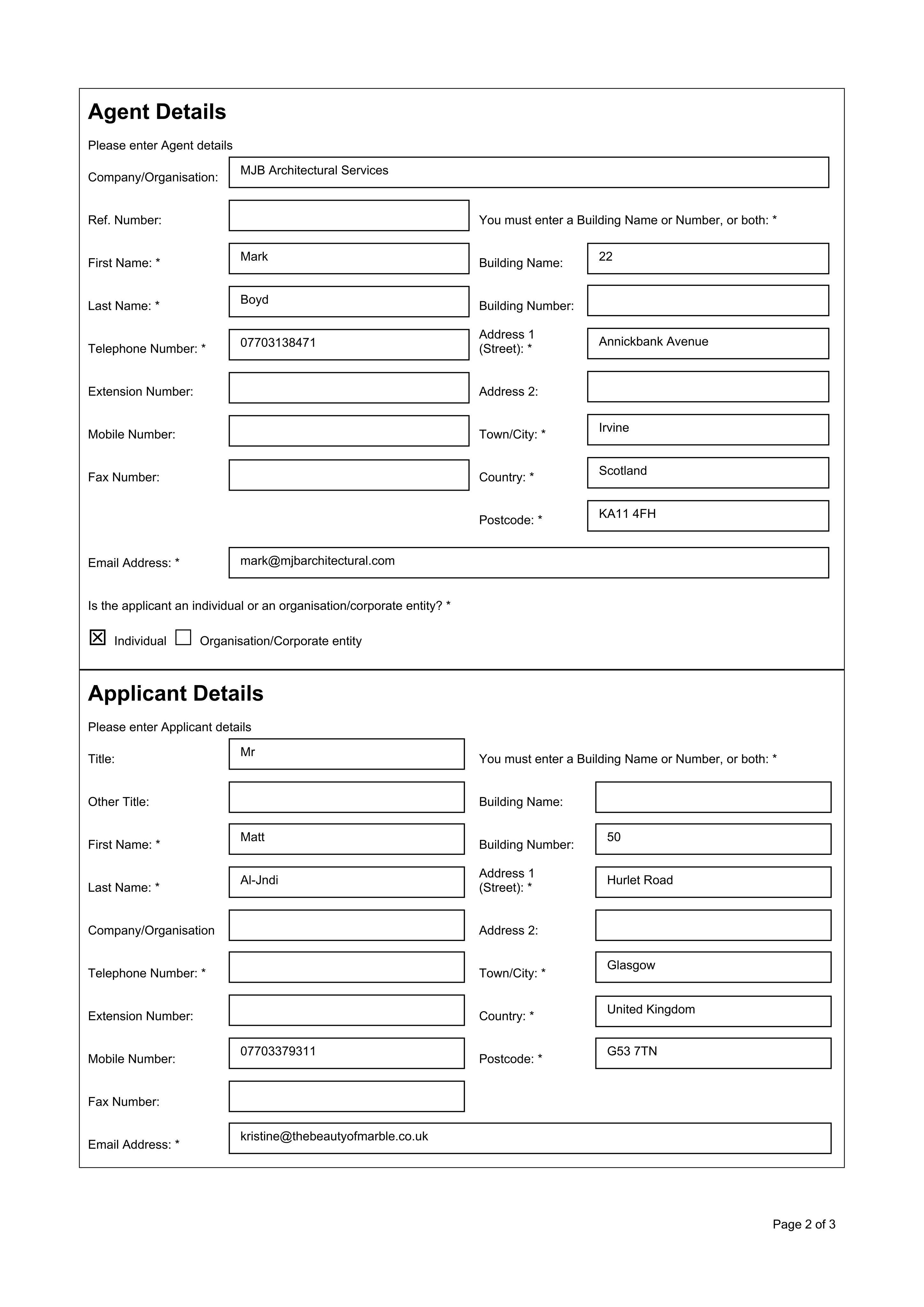 Planning document