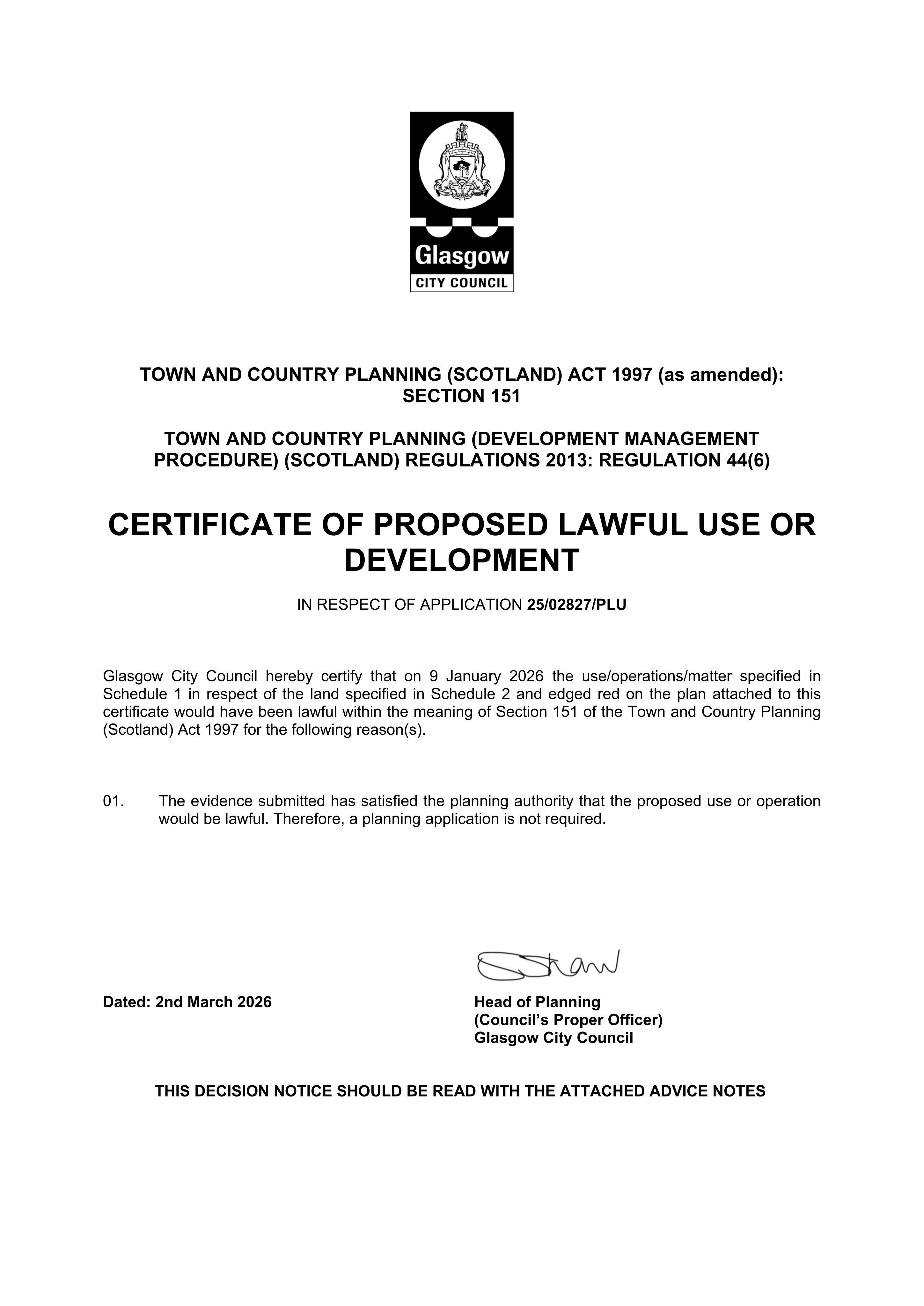 Planning document