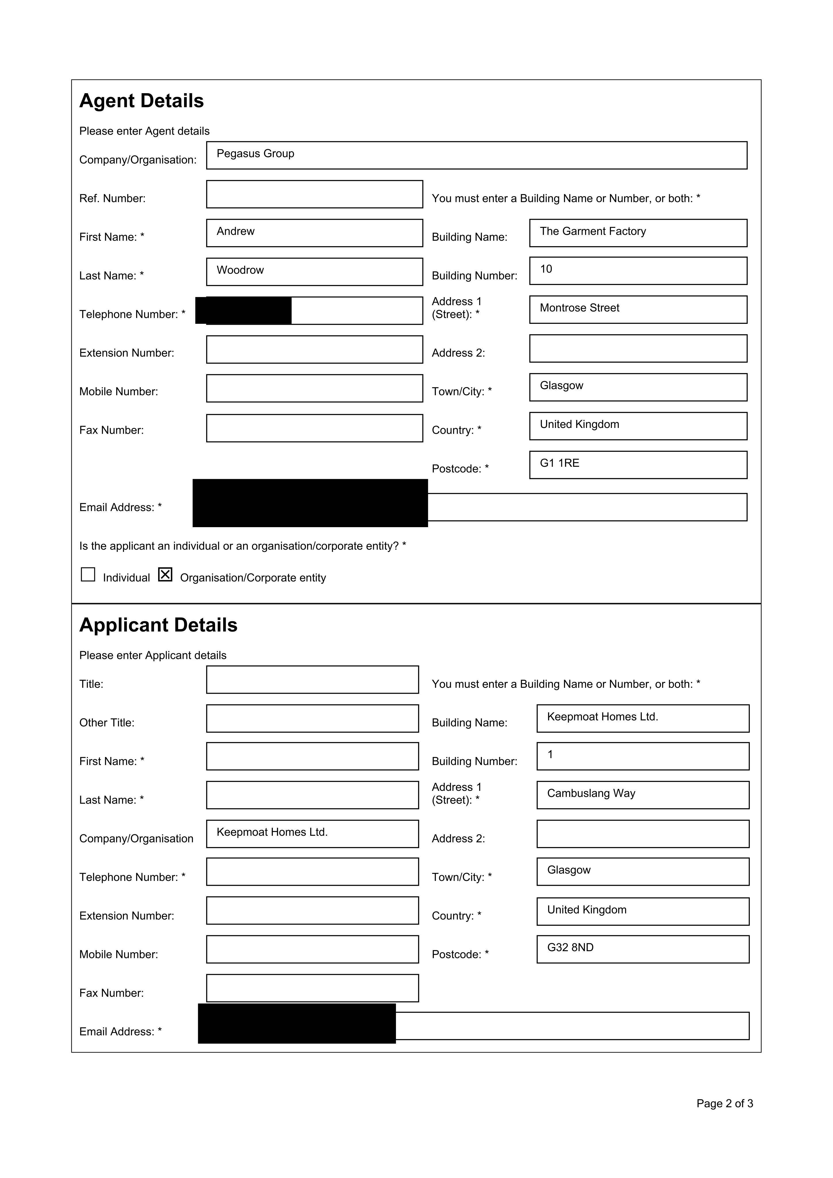 Planning document