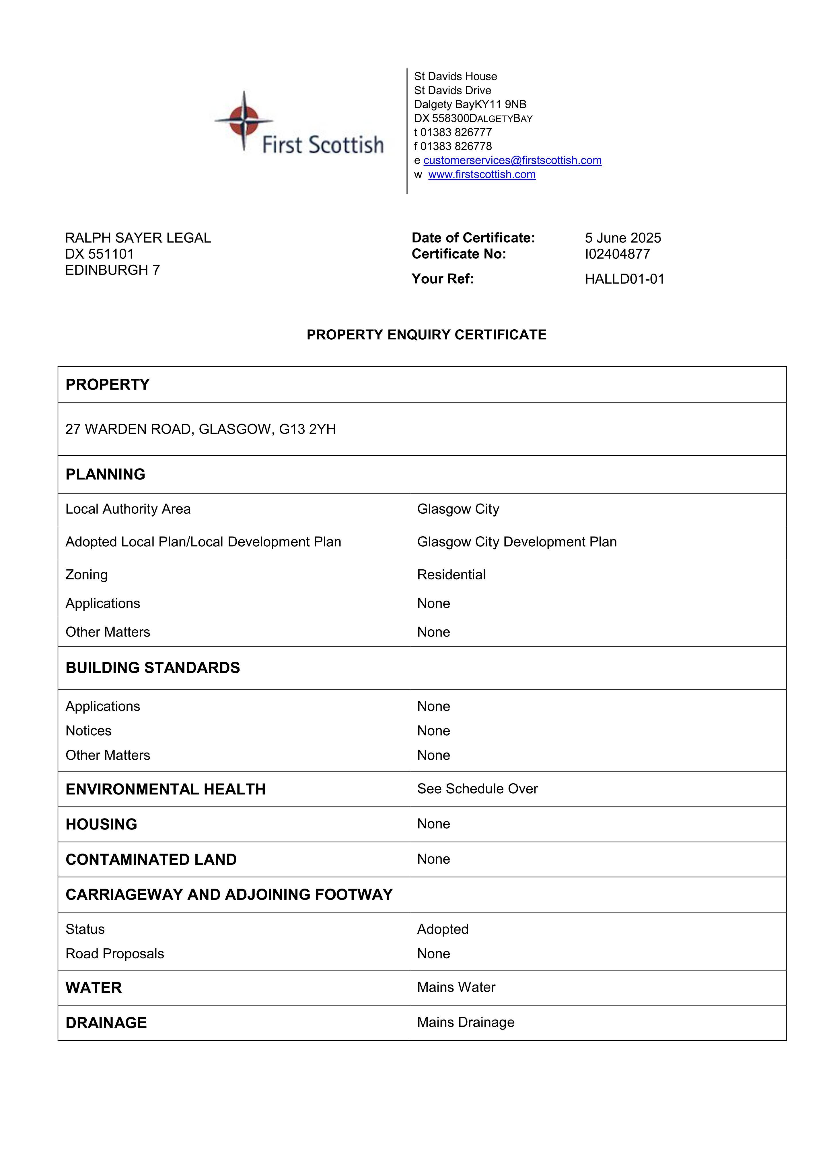 Planning document