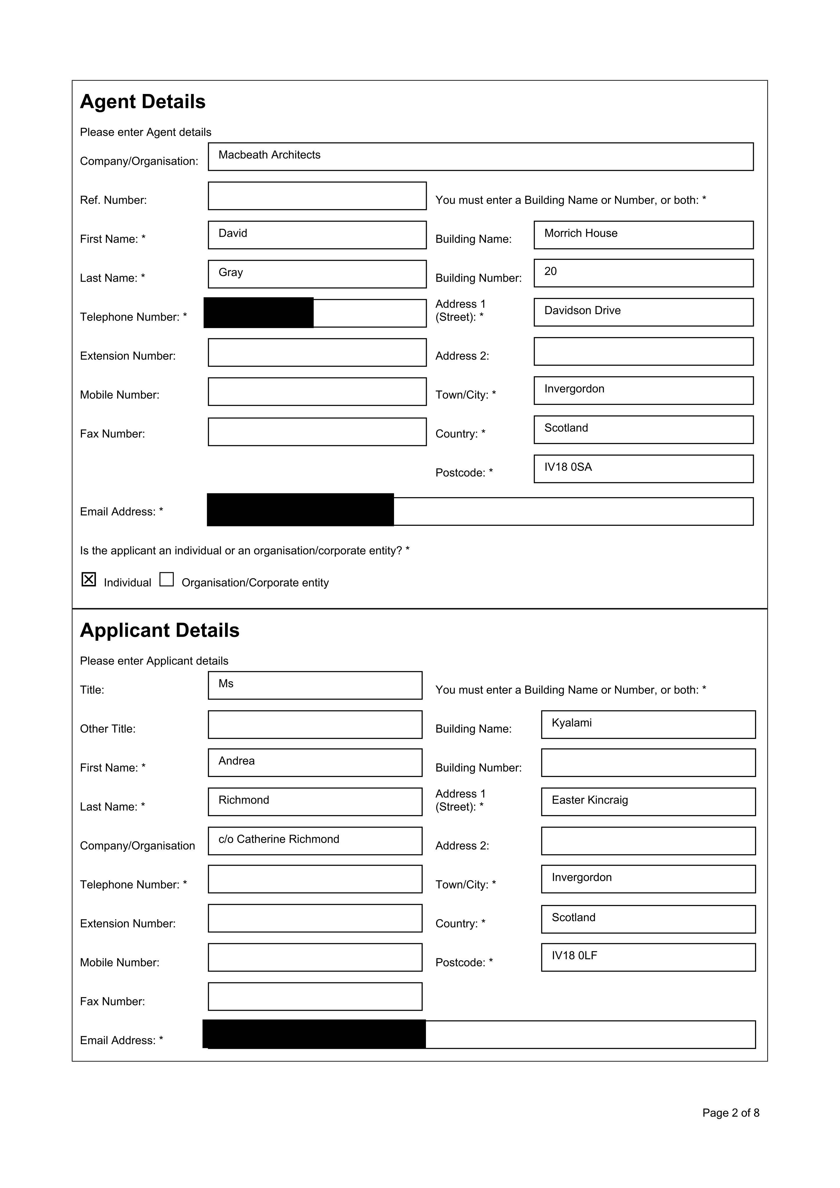 Planning document