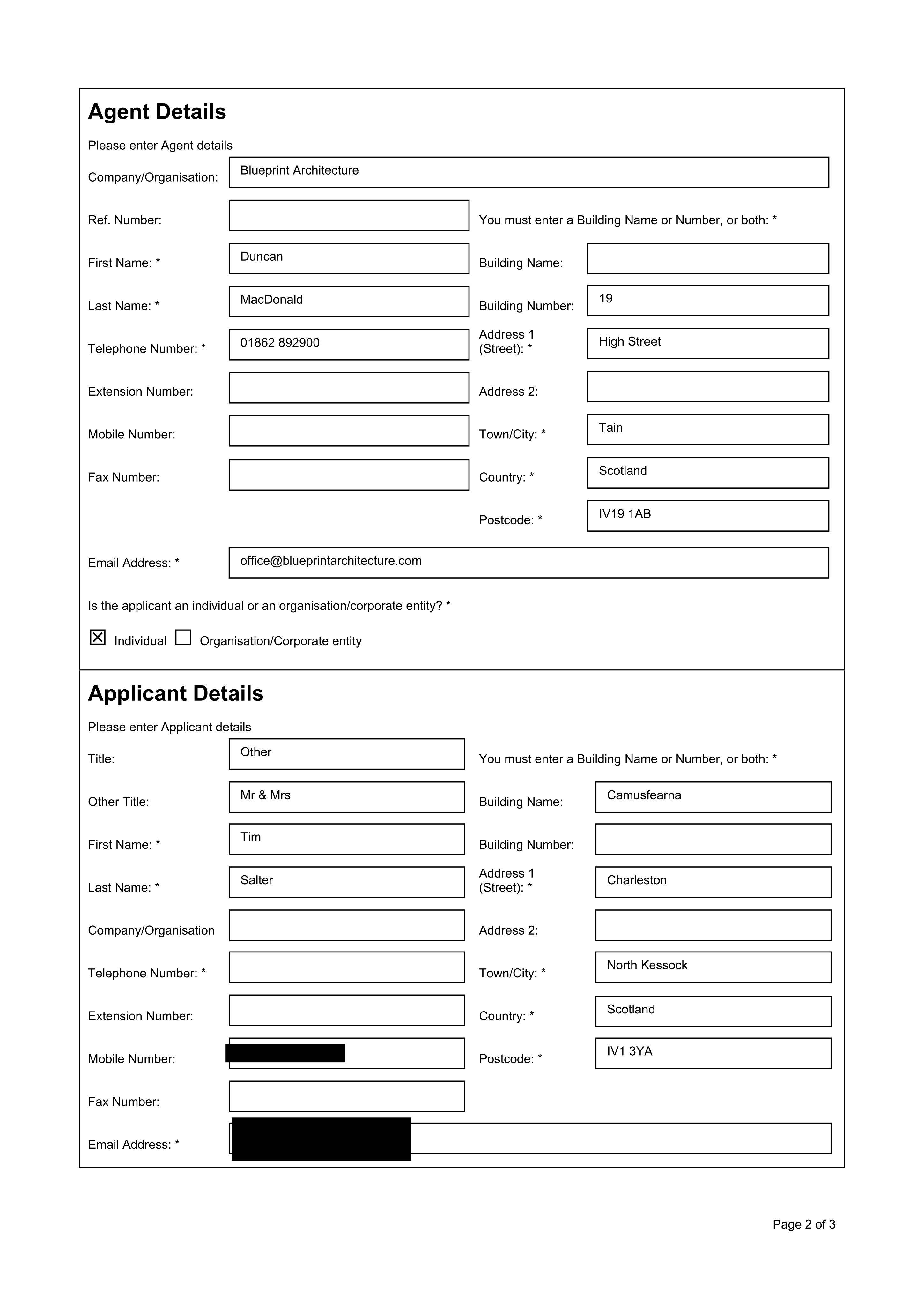 Planning document
