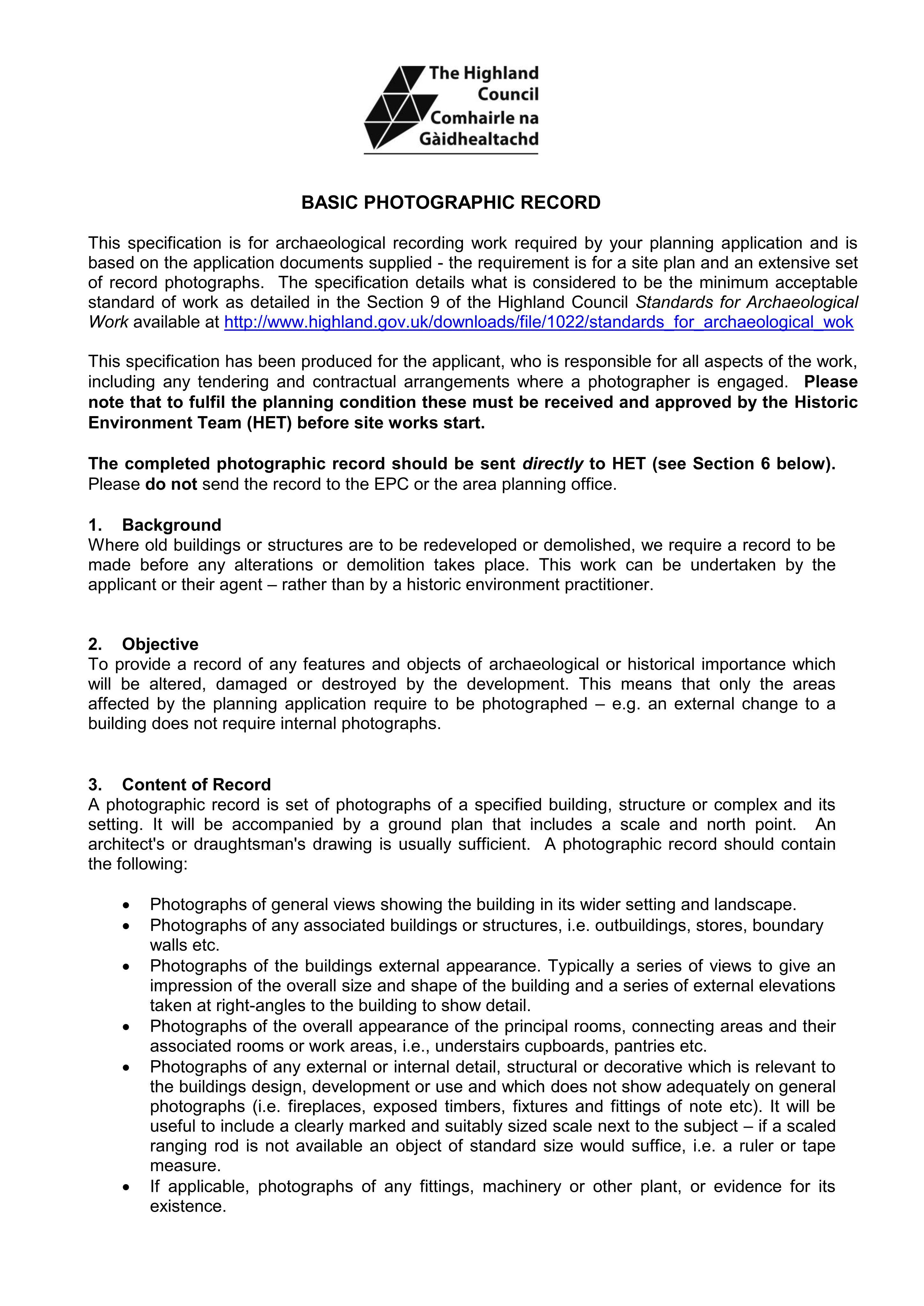 Planning document
