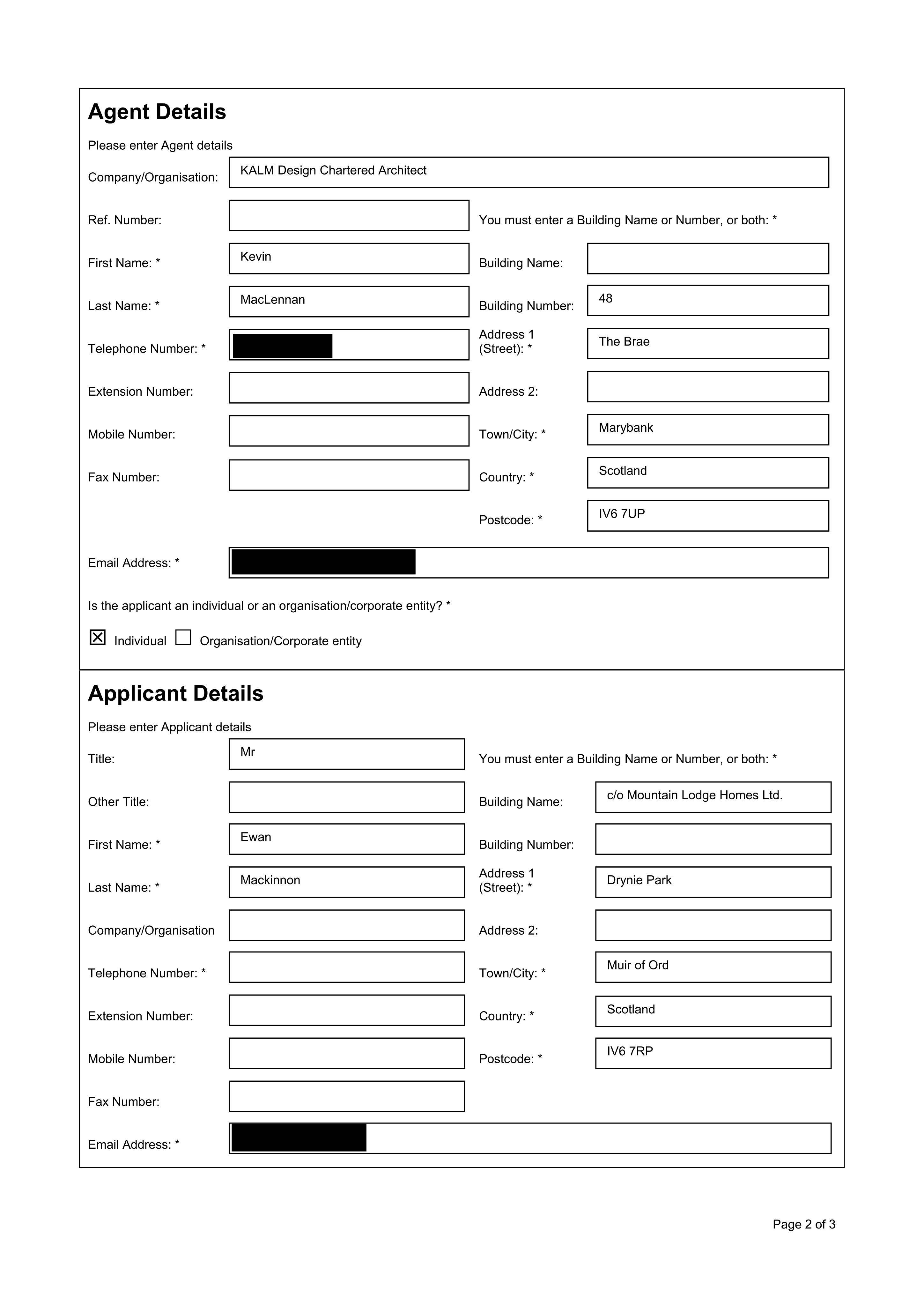 Planning document