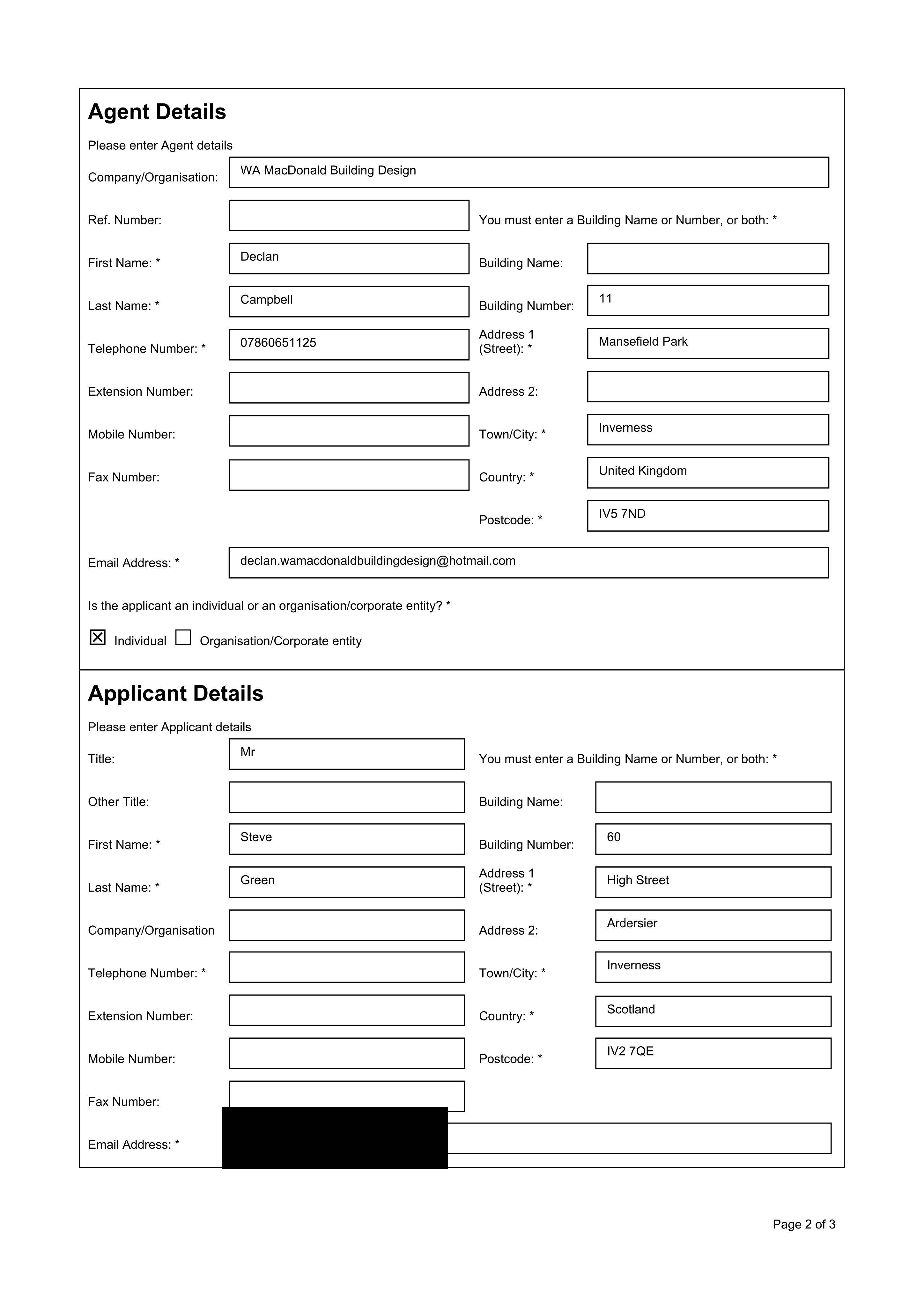 Planning document