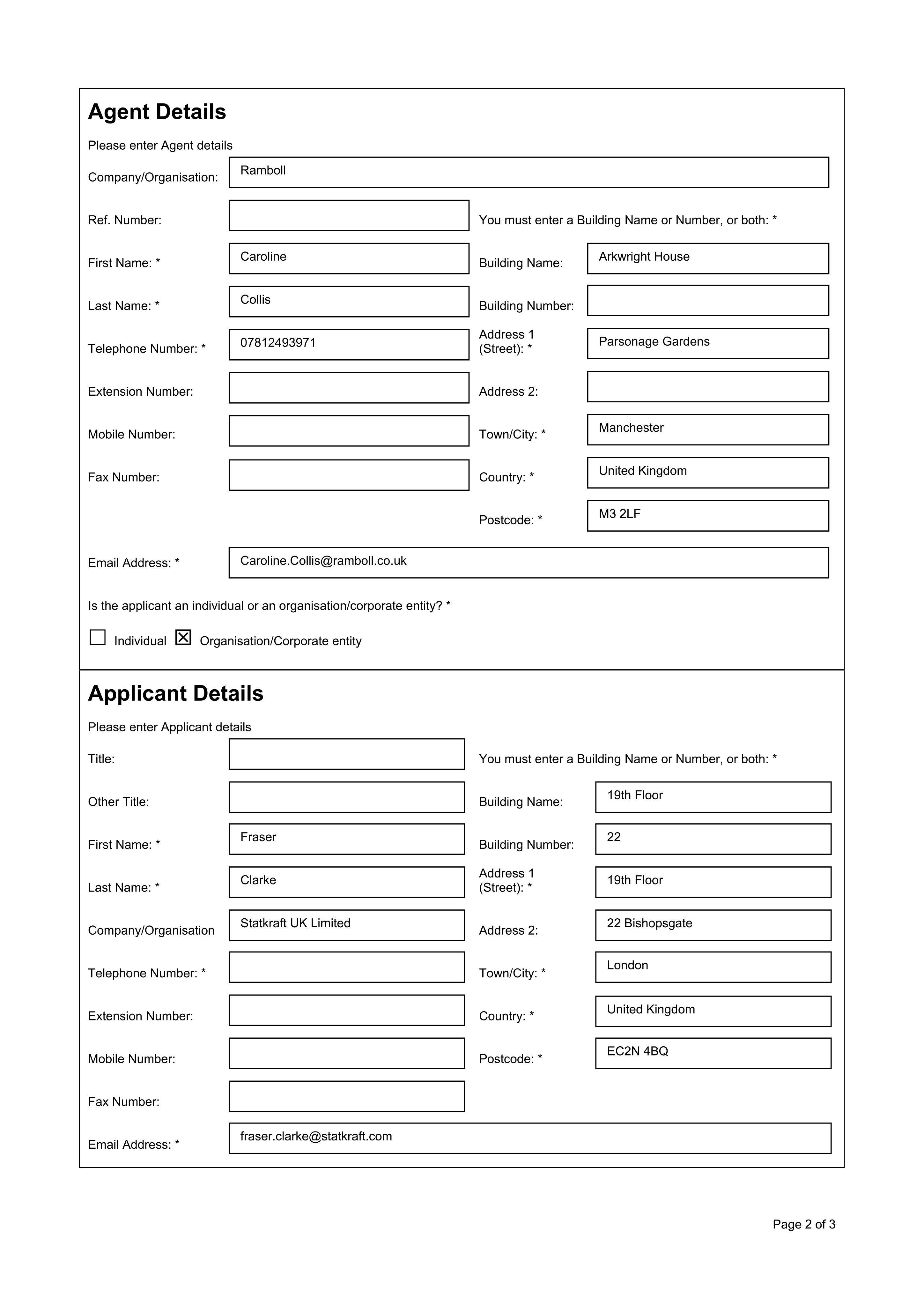 Planning document