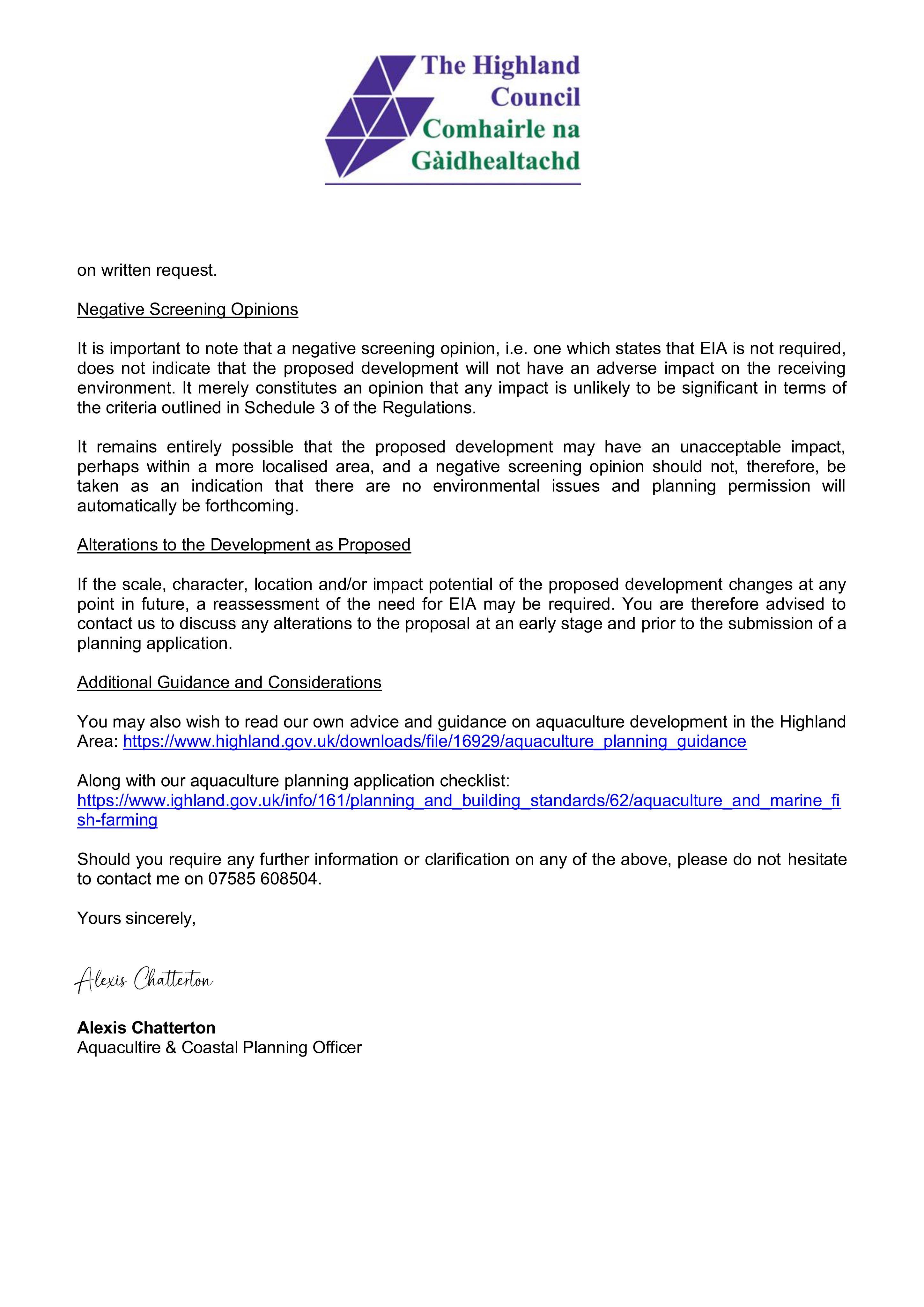 Planning document