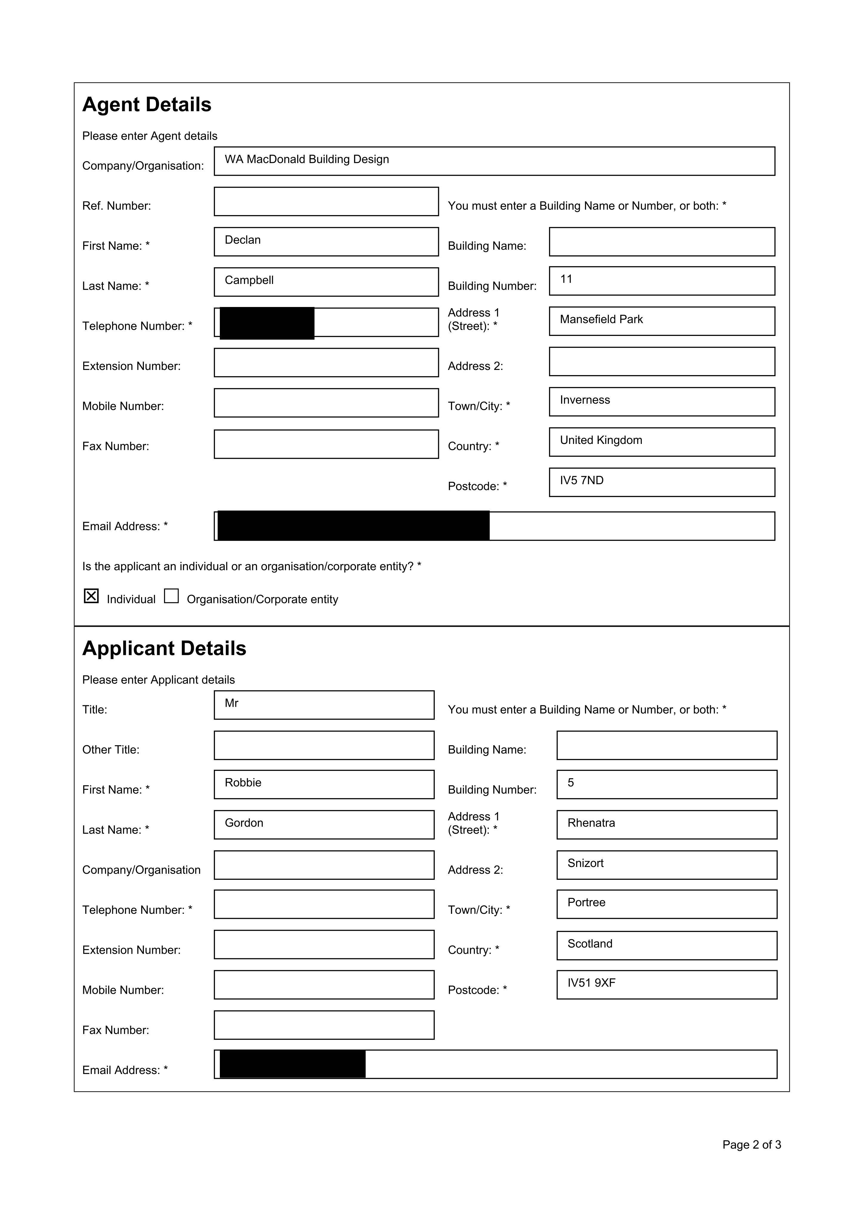 Planning document