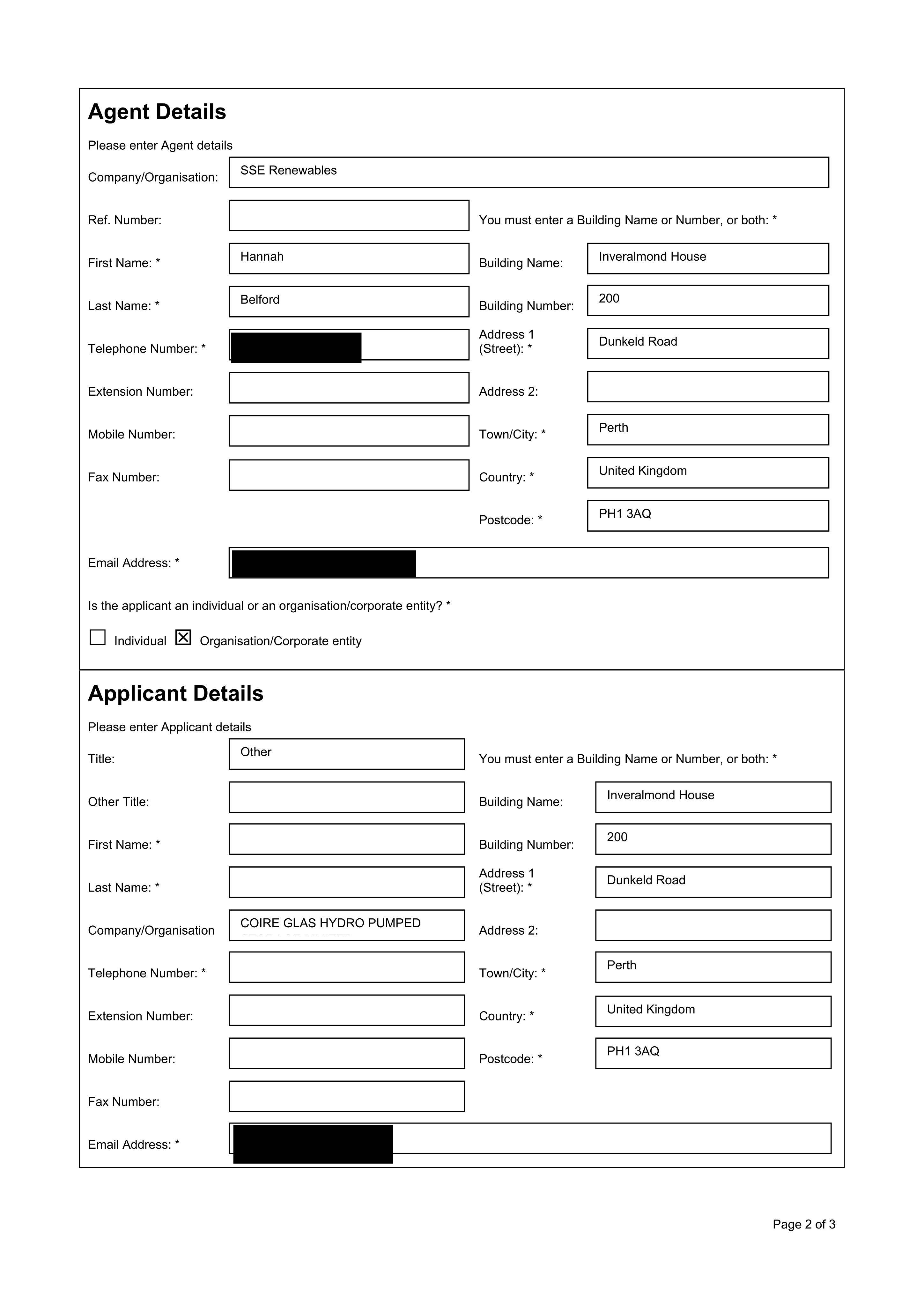 Planning document
