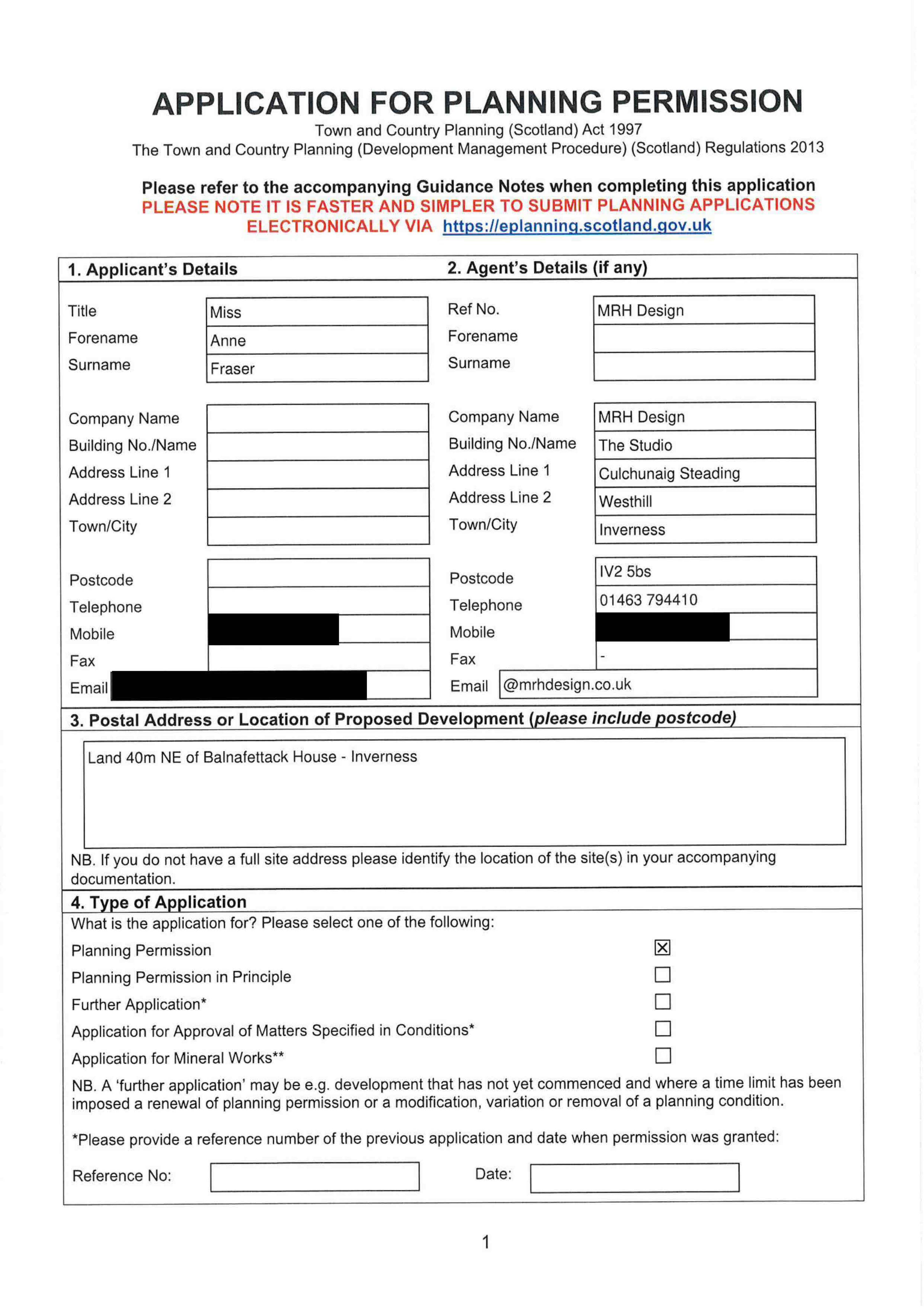 Planning document