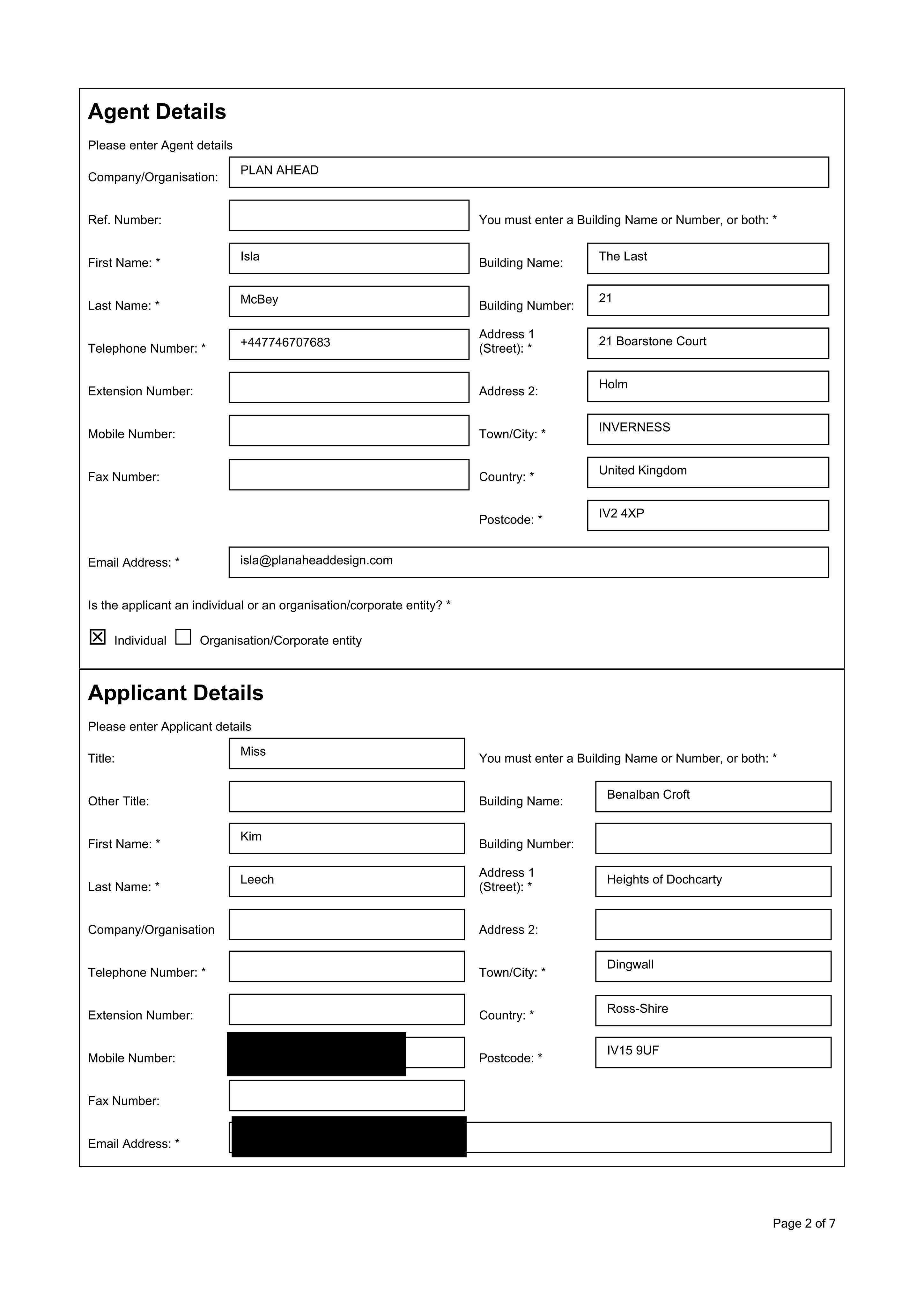 Planning document