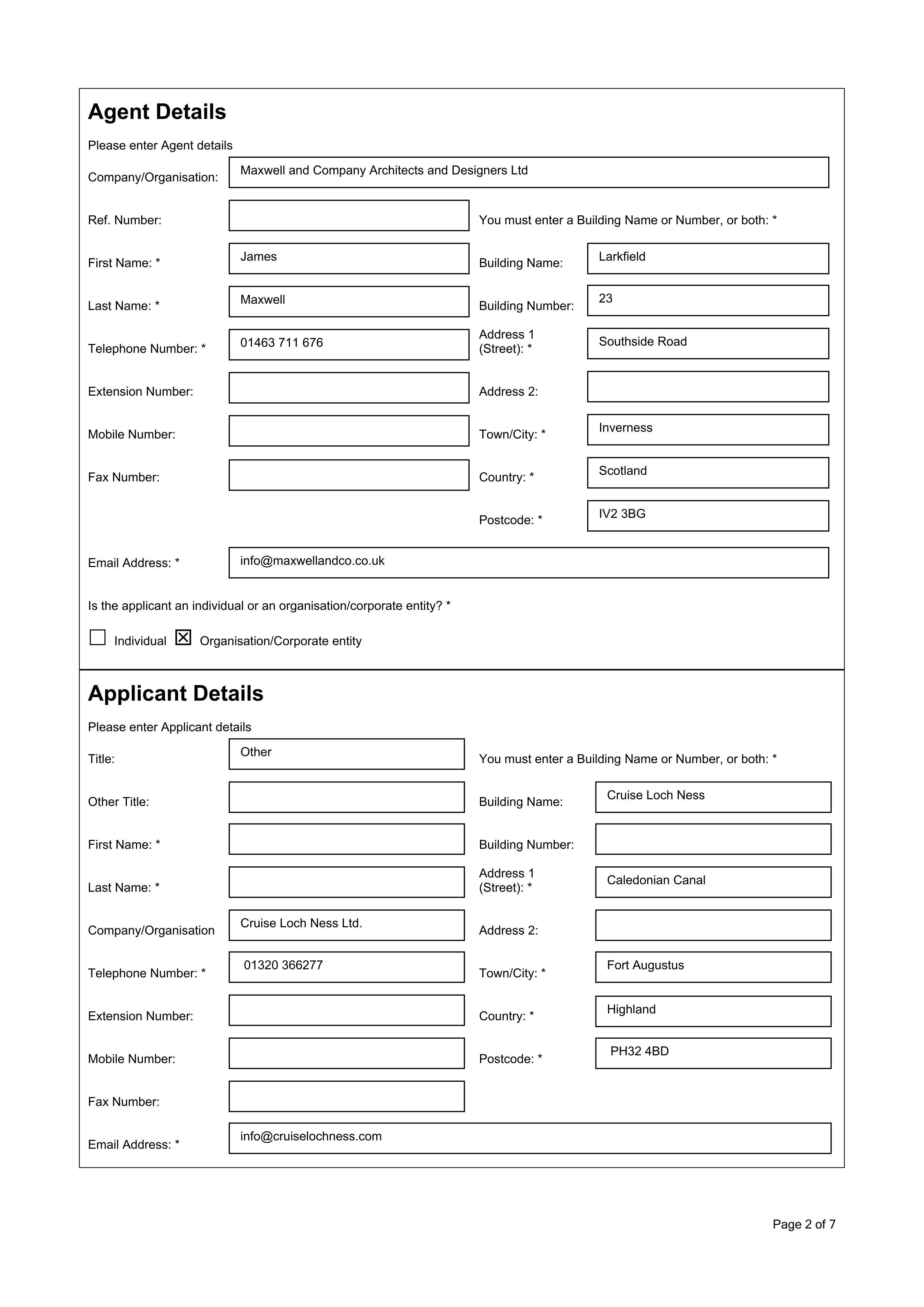 Planning document