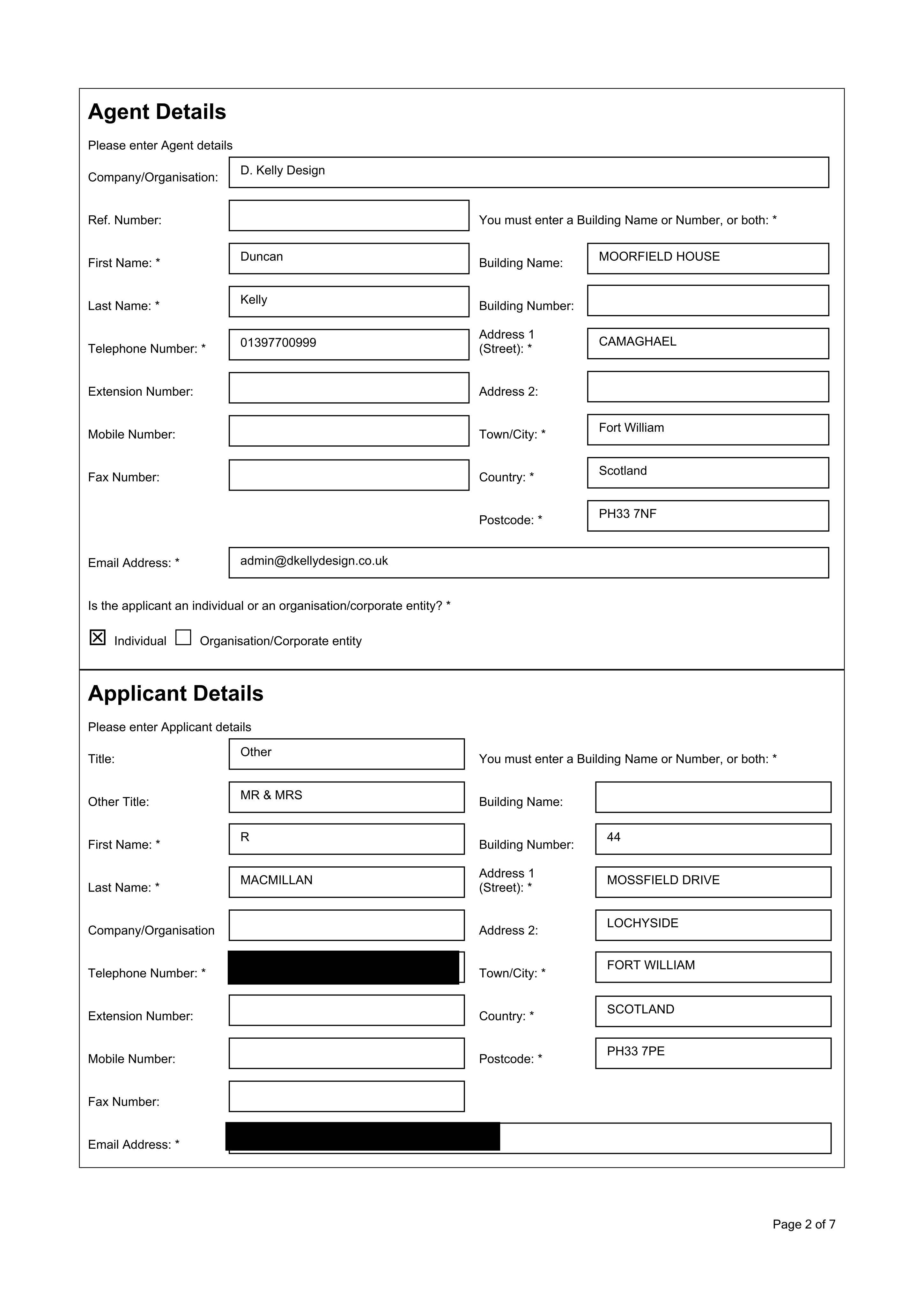Planning document