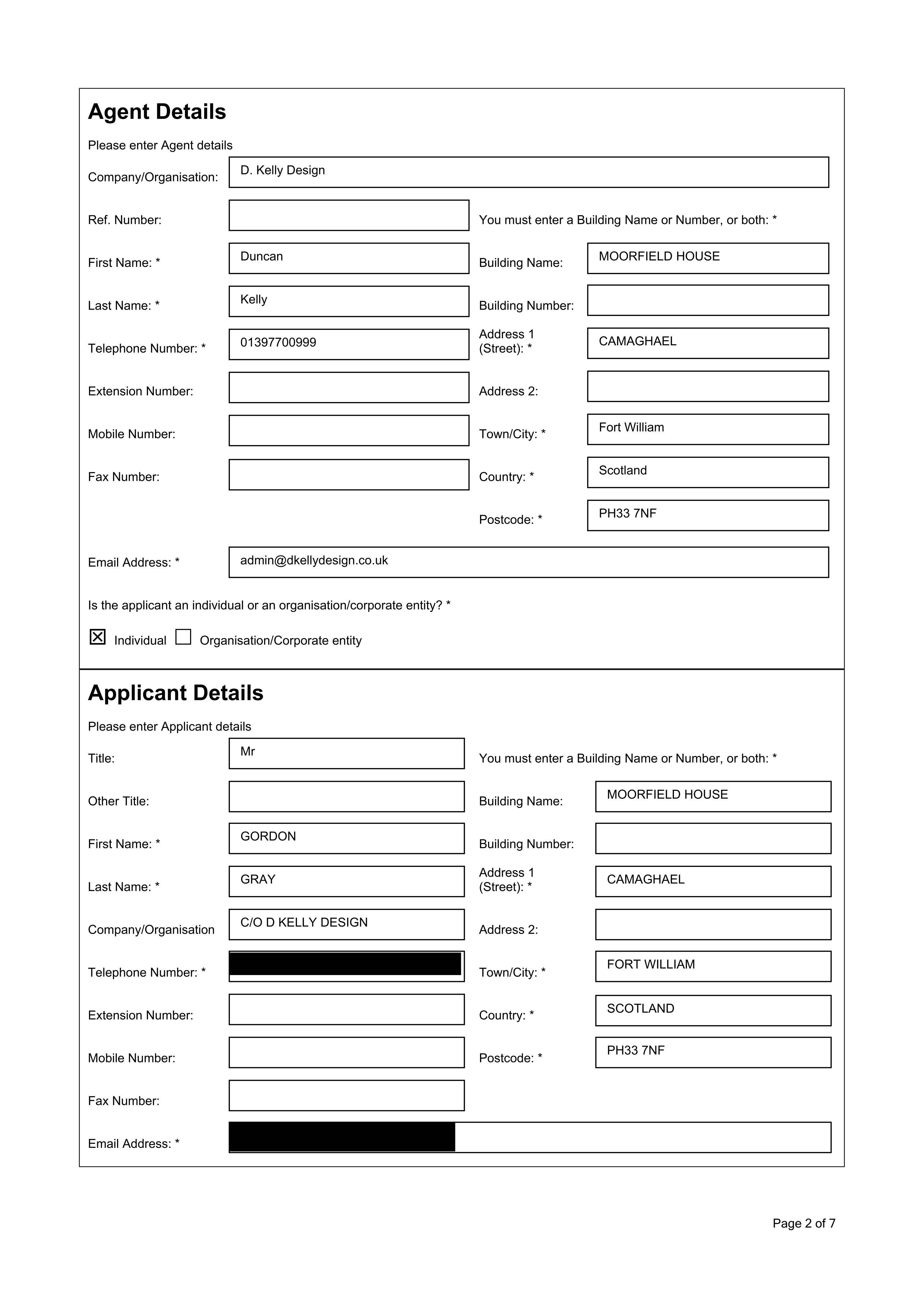 Planning document
