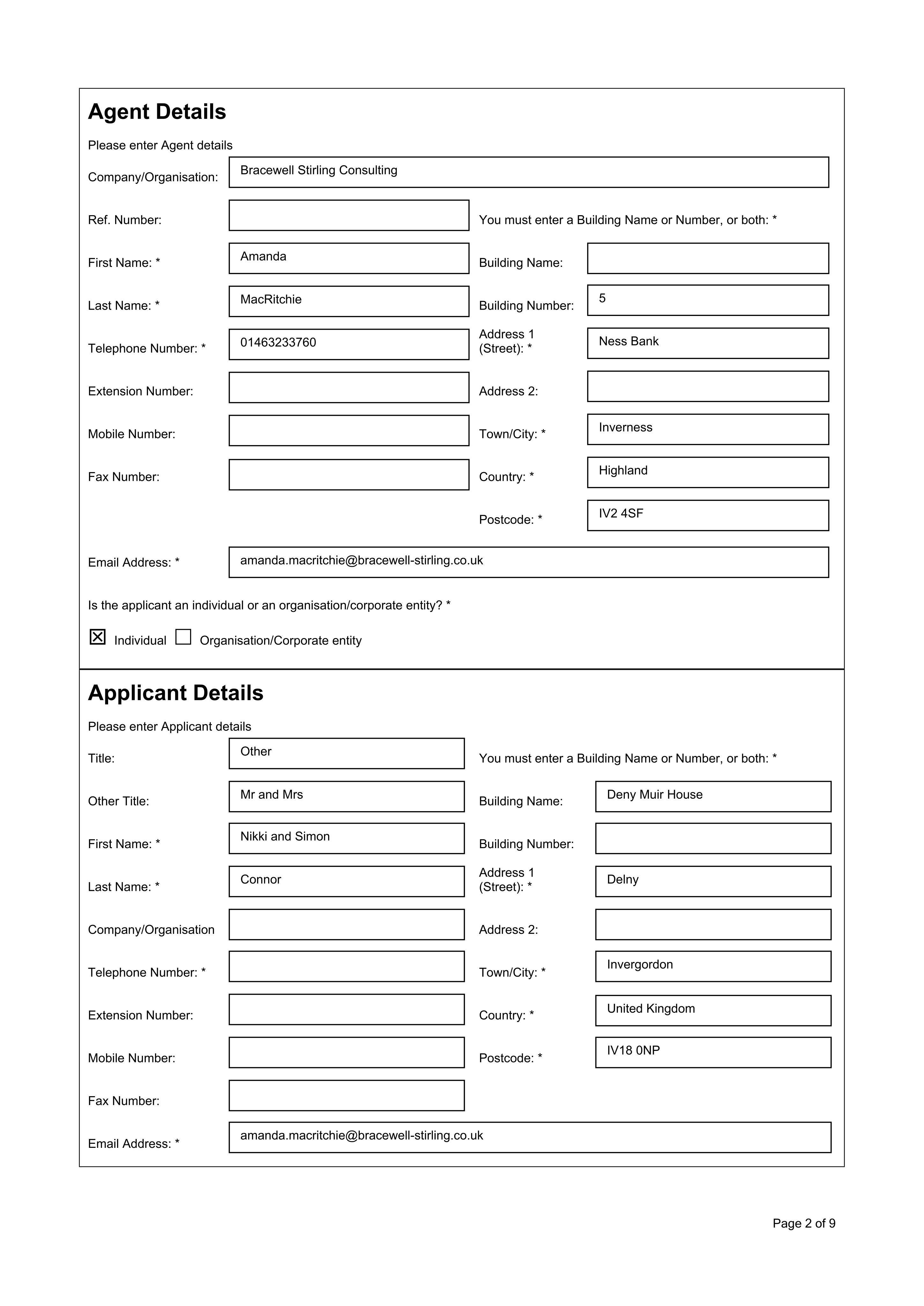 Planning document