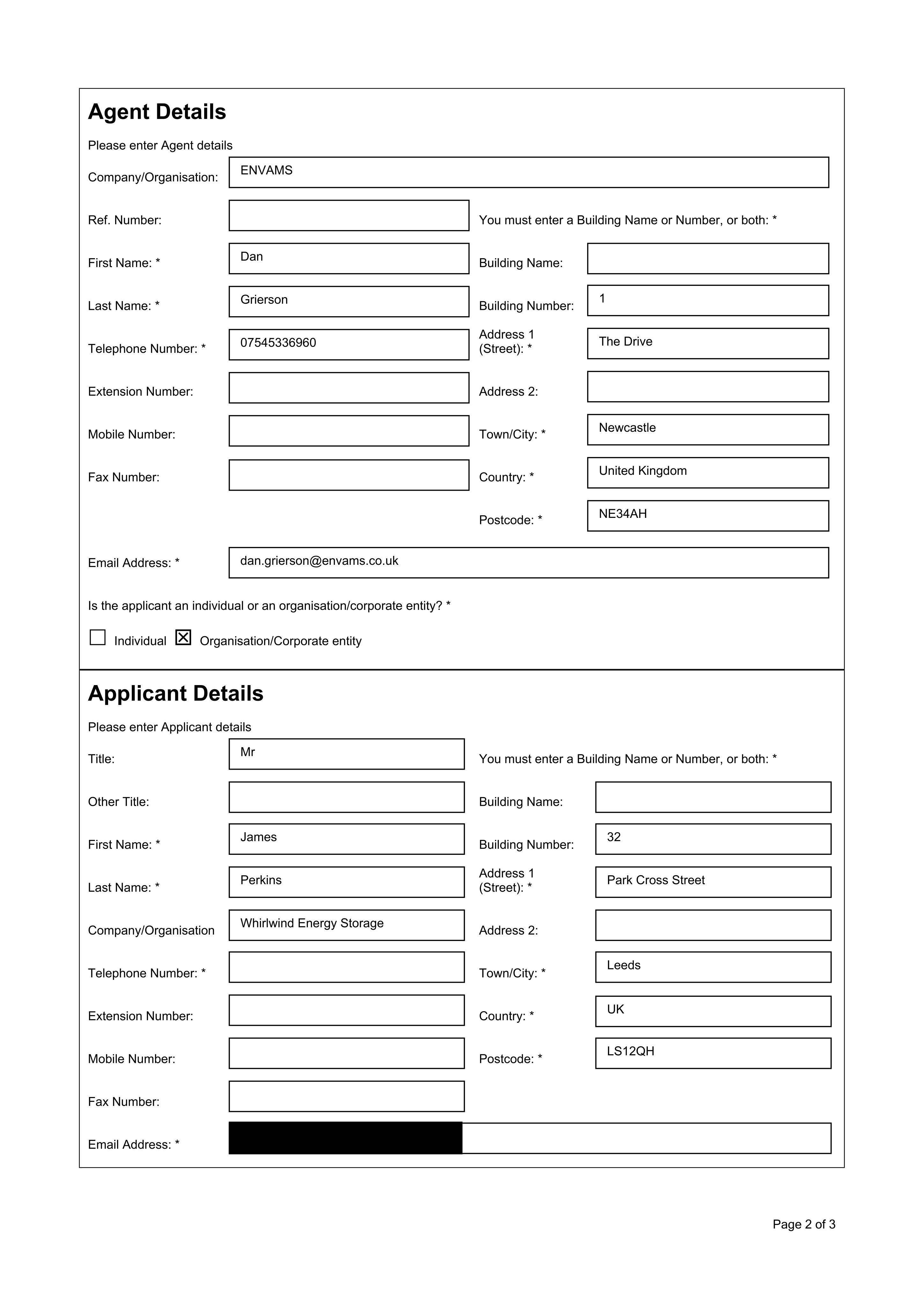 Planning document
